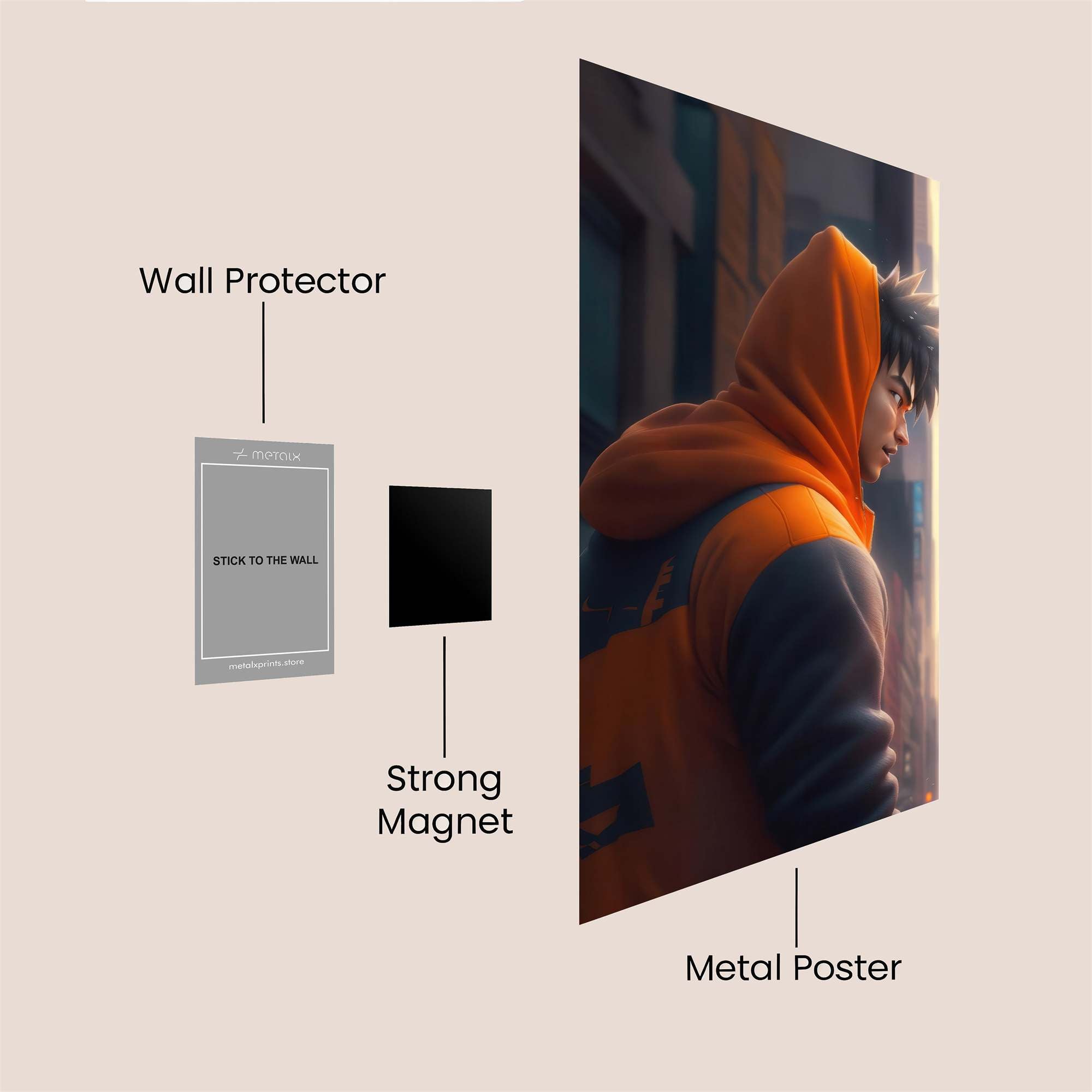 Heroic Dawn Safe Wall Magnetic / M