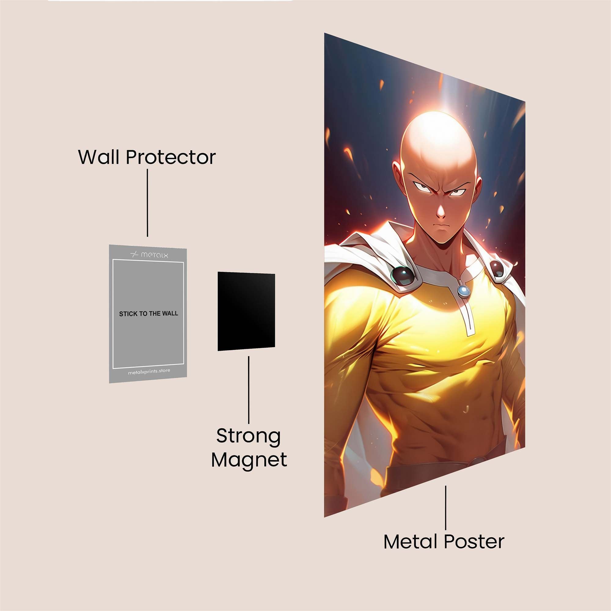 Saitama Serene Safe Wall Magnetic / M