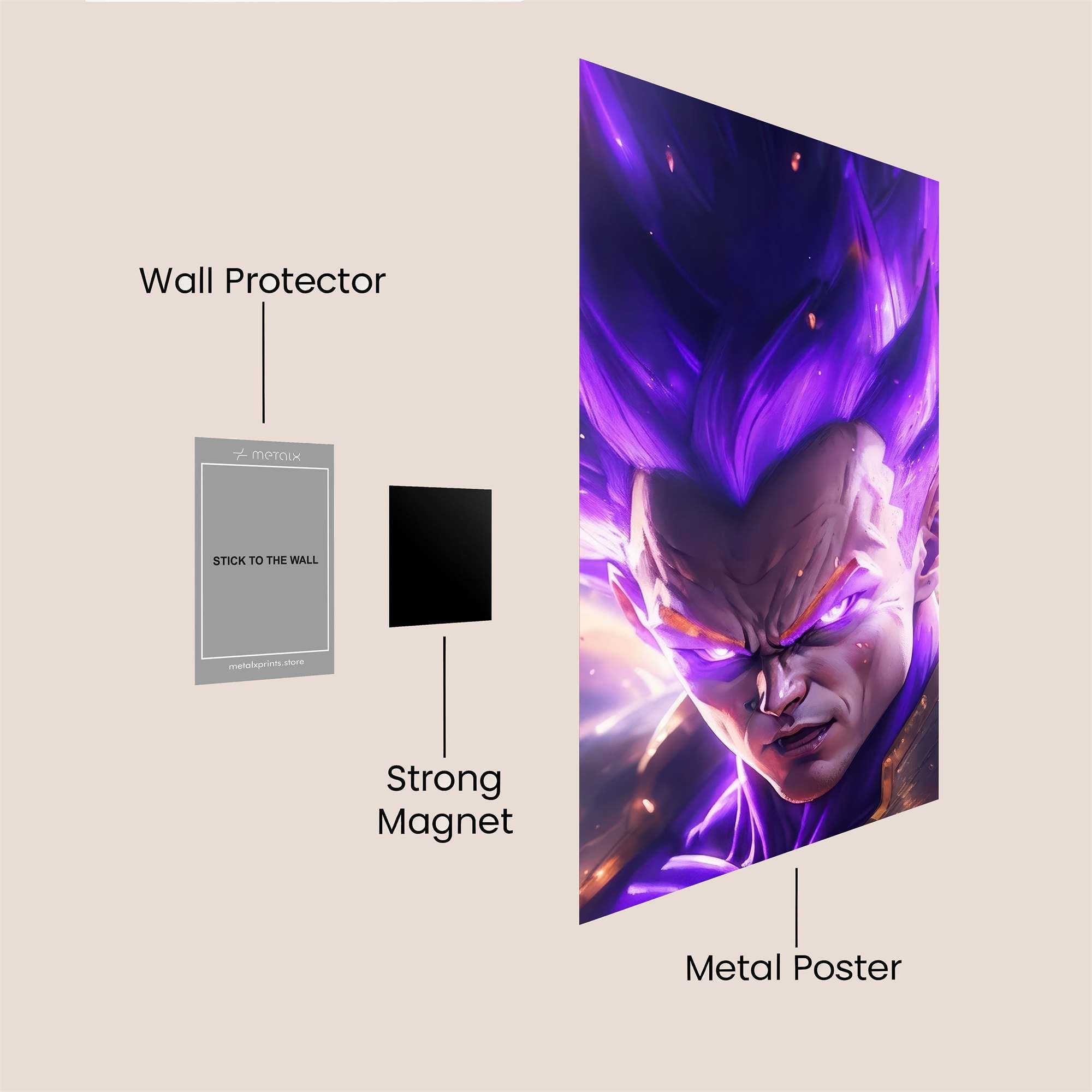 Vegeta Vortex Safe Wall Magnetic / M