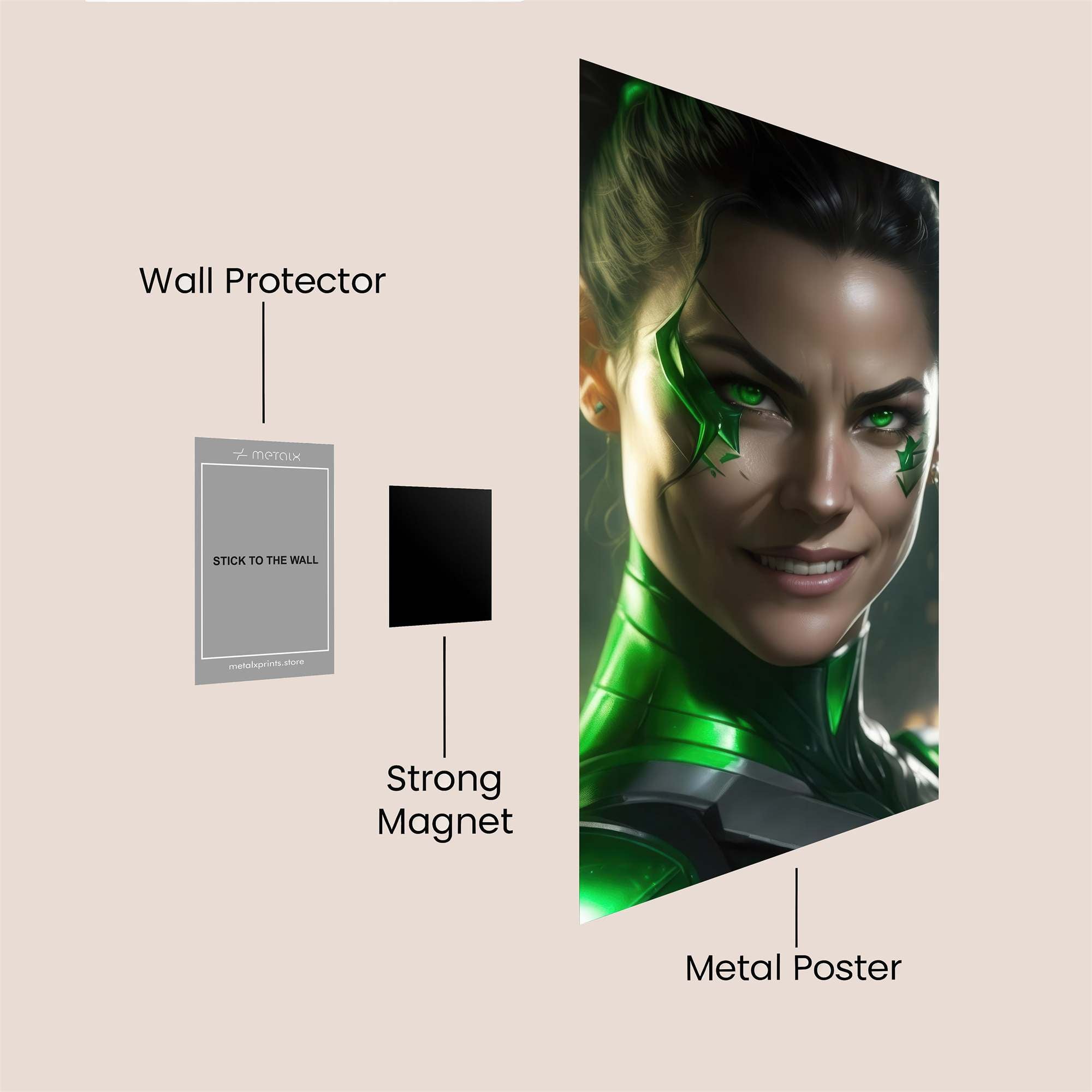 Emerald Enigma Safe Wall Magnetic / M