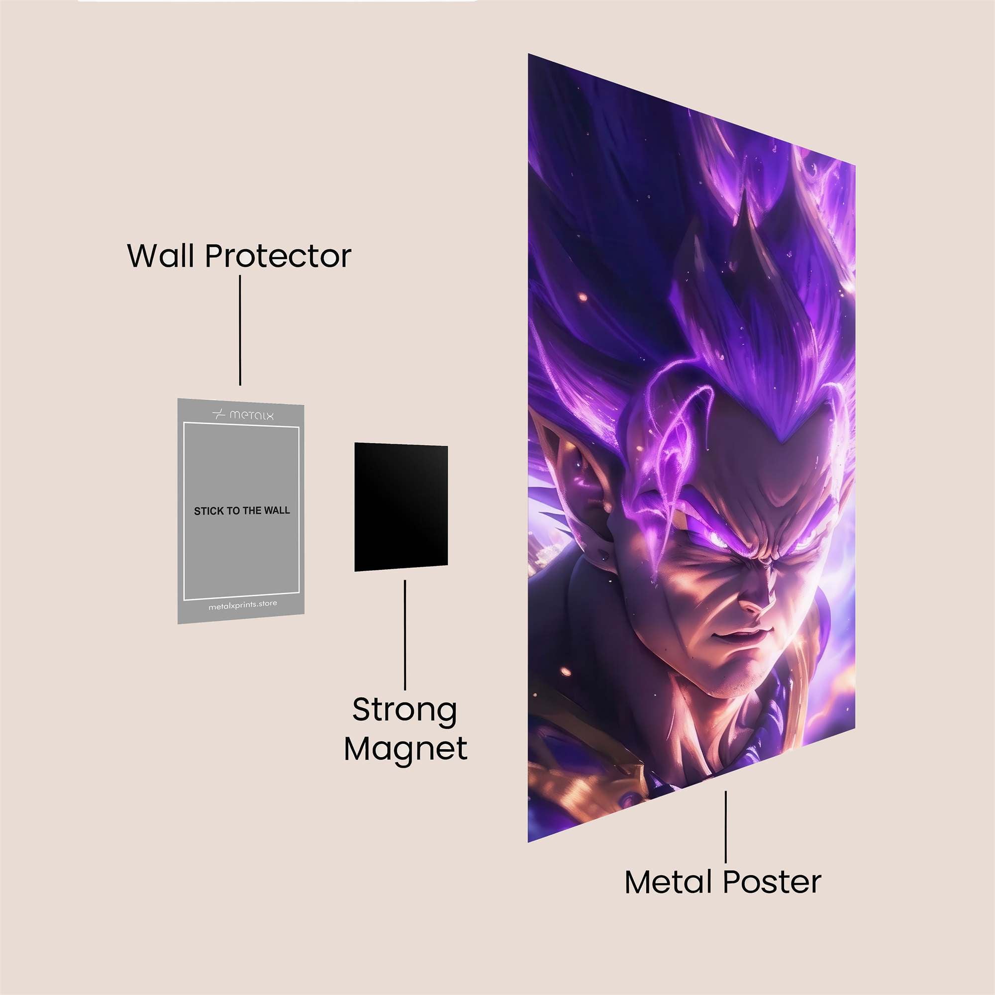 Vegeta Vortex Safe Wall Magnetic / M