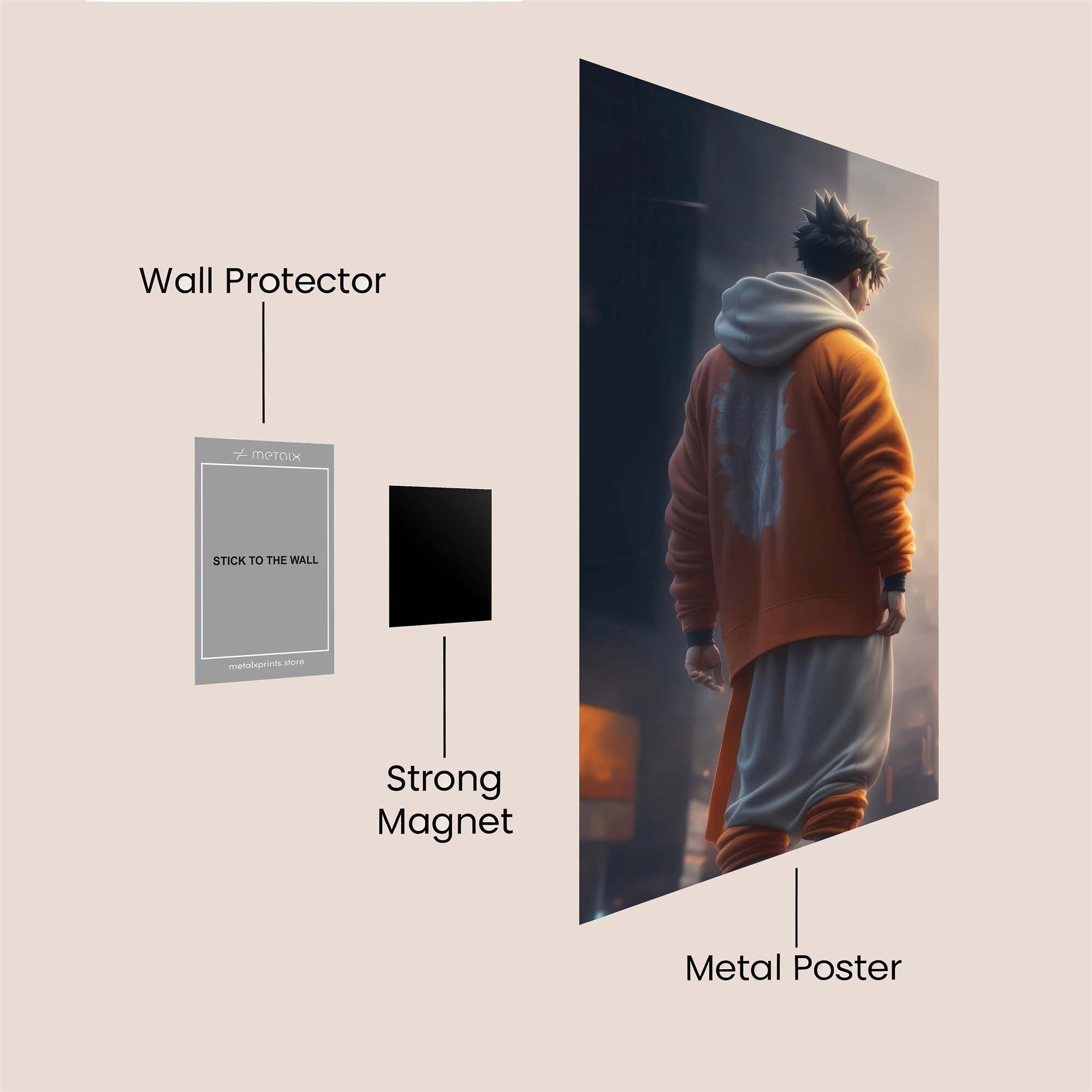 Heroic Dawn Safe Wall Magnetic / M