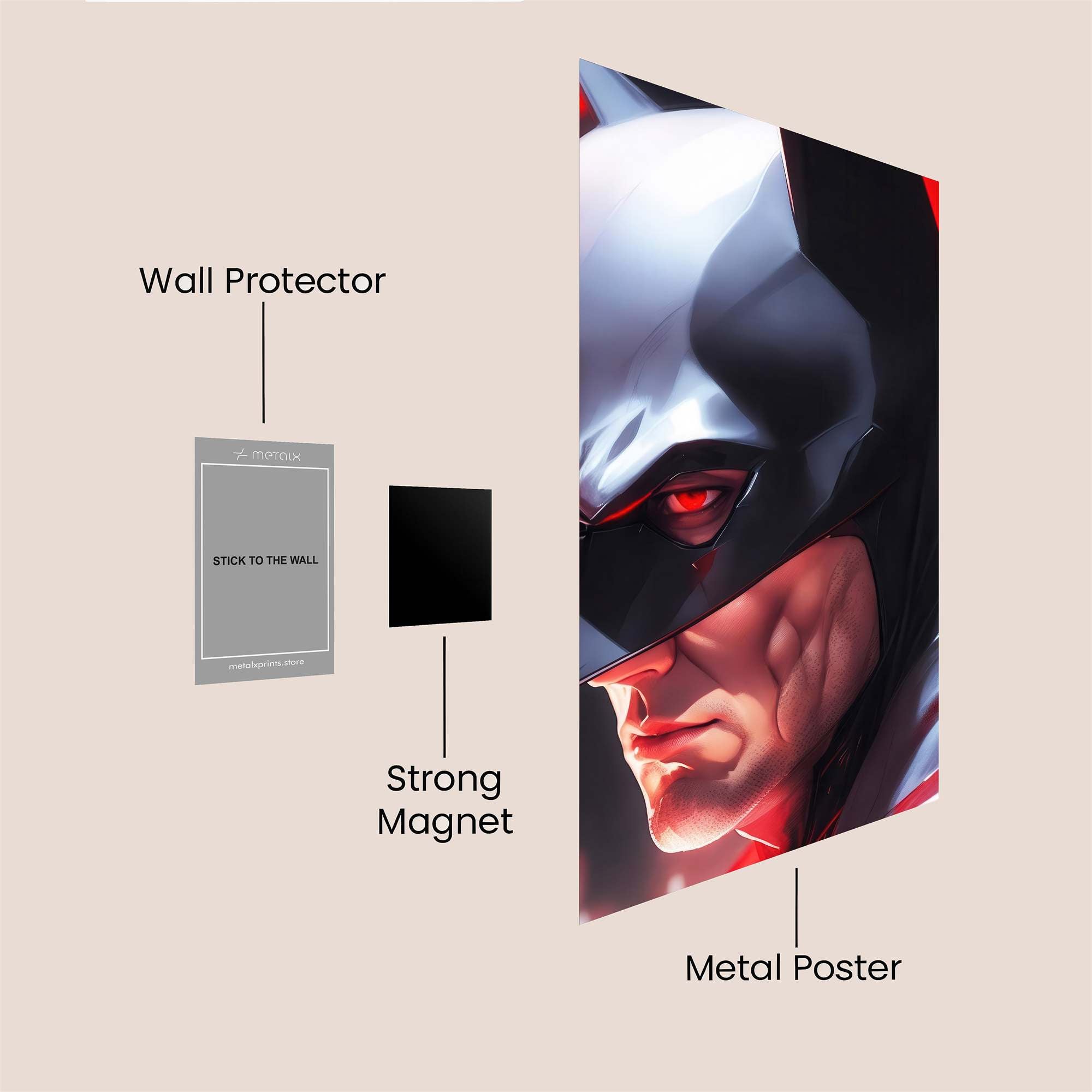 Batman Intense Safe Wall Magnetic / M
