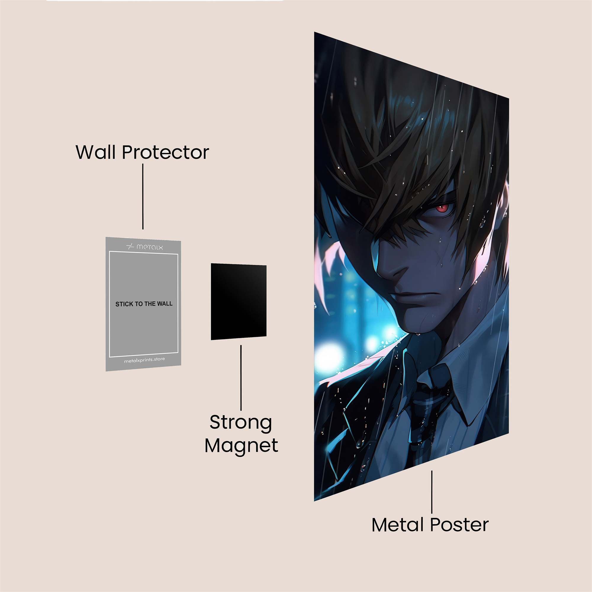 Akira Gloom Safe Wall Magnetic / M