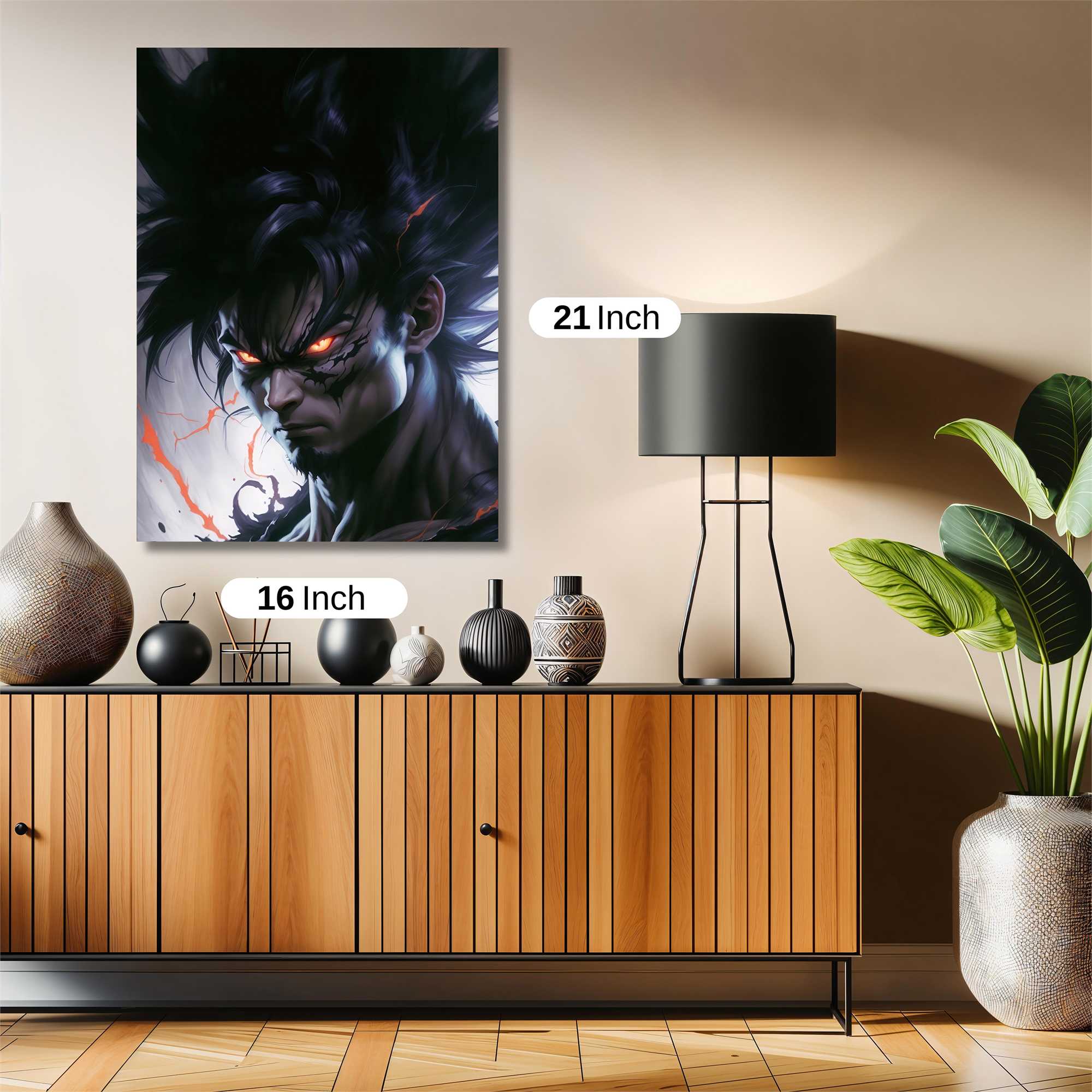 Goku Ferocious Safe Wall Magnetic / M