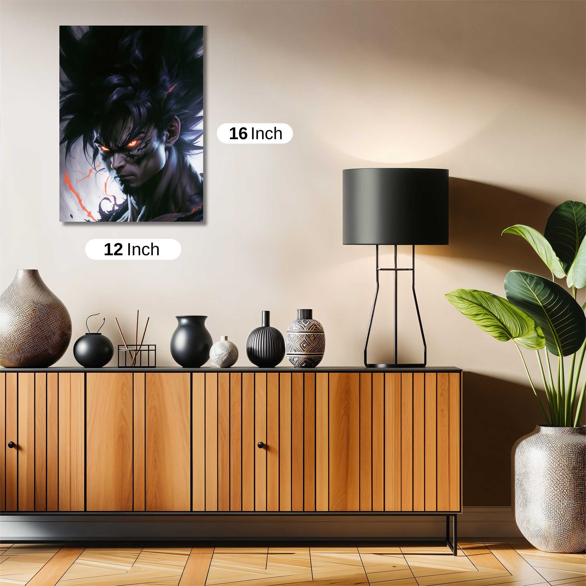 Goku Ferocious Safe Wall Magnetic / M