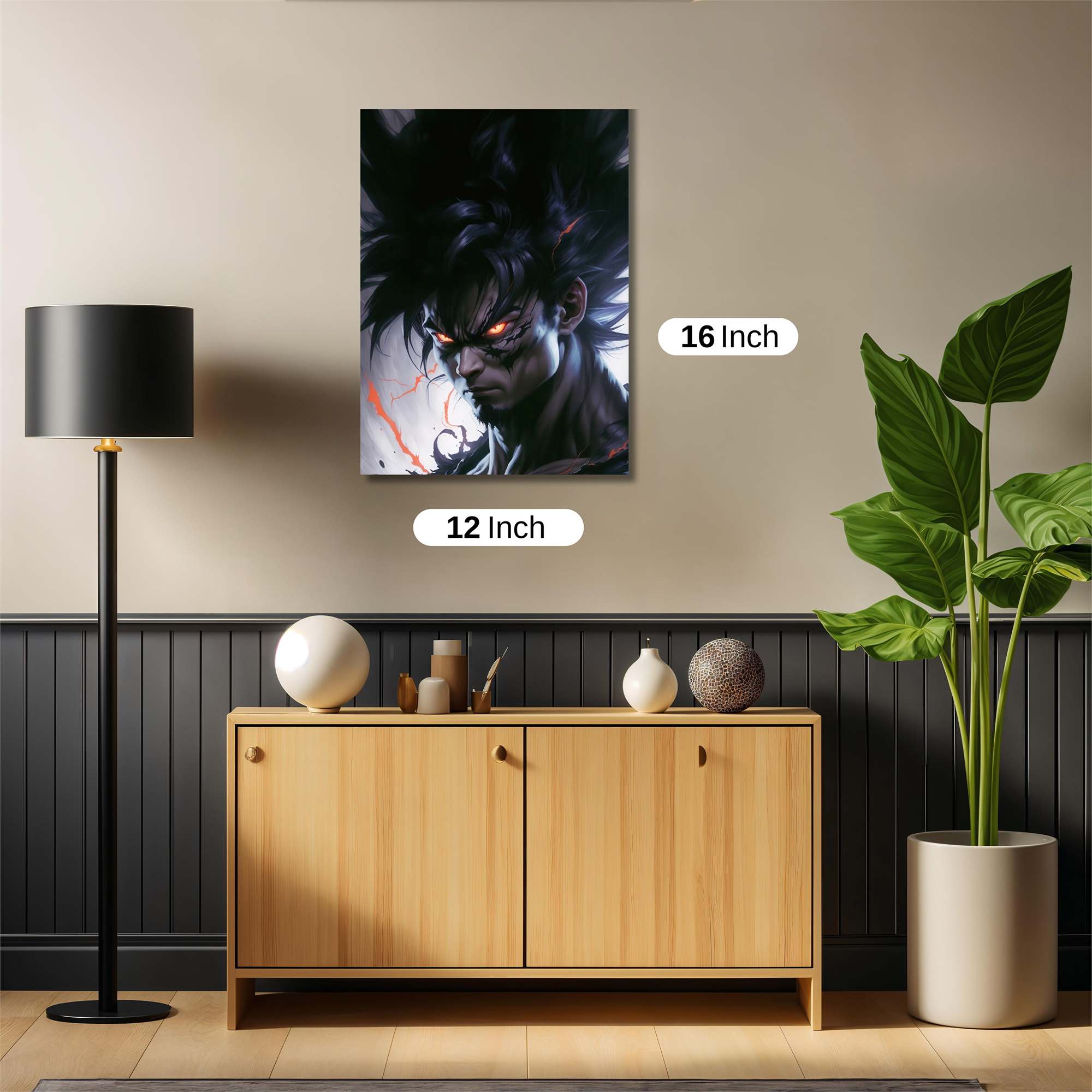 Goku Ferocious Safe Wall Magnetic / M