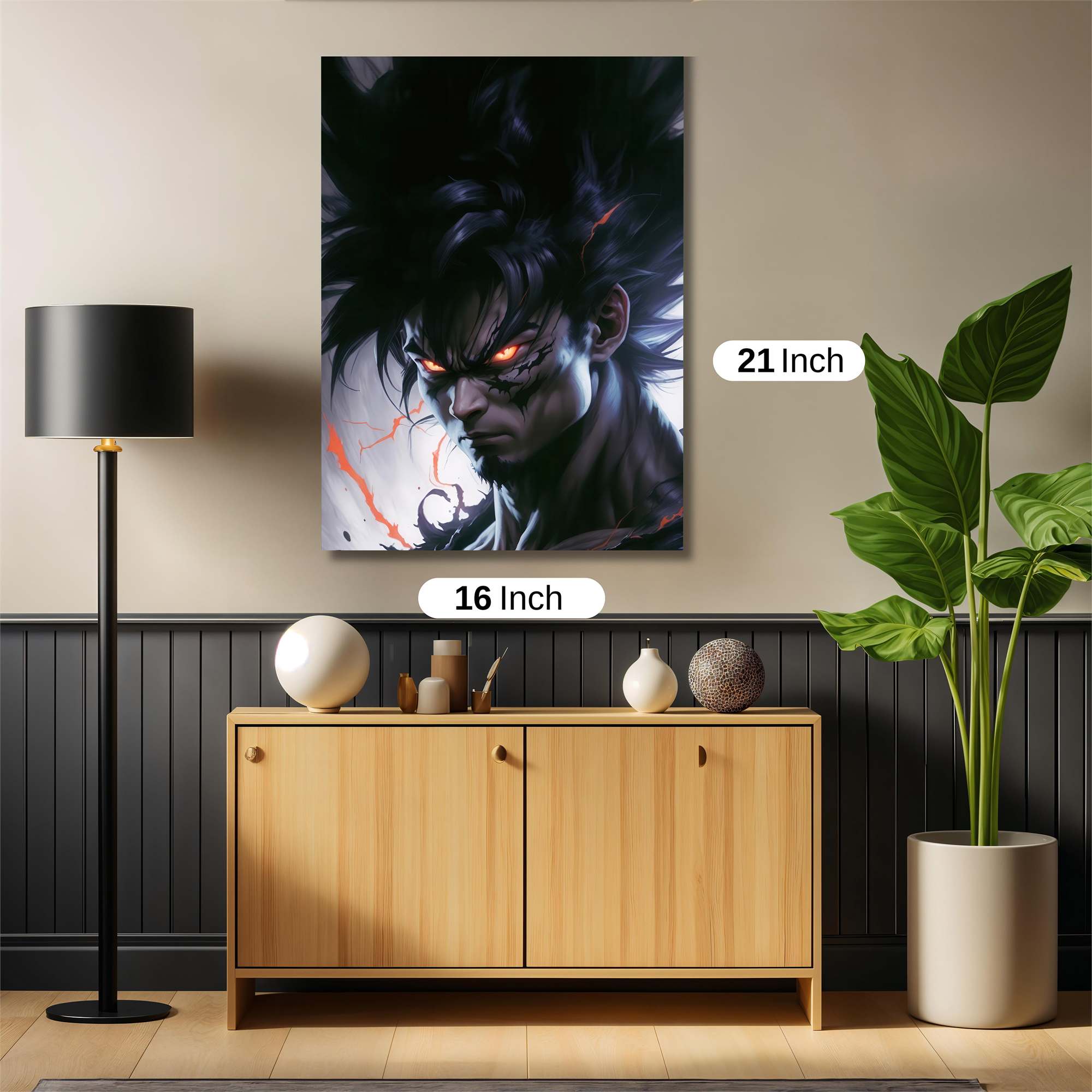 Goku Ferocious Safe Wall Magnetic / M