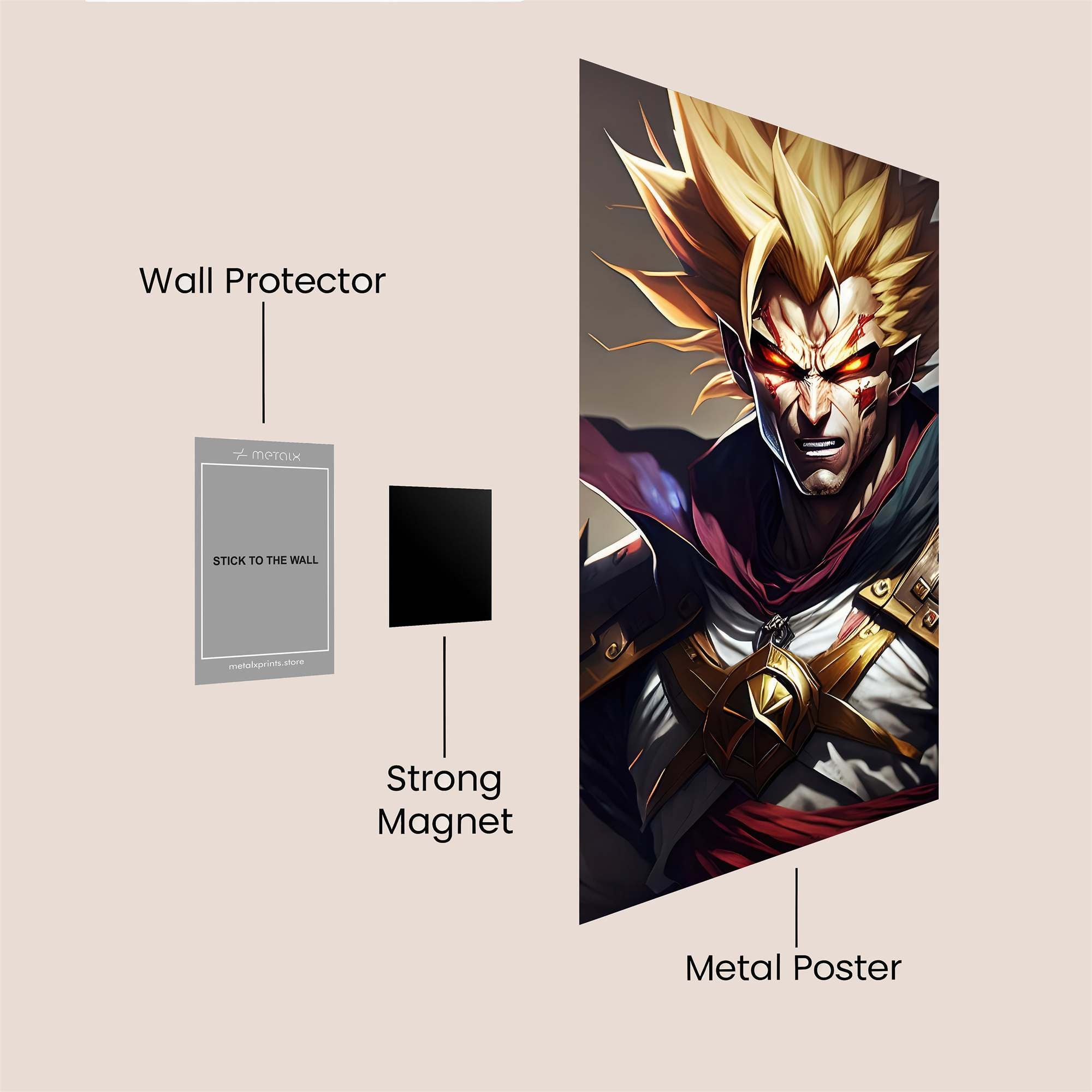 Goku Defiant Safe Wall Magnetic / M