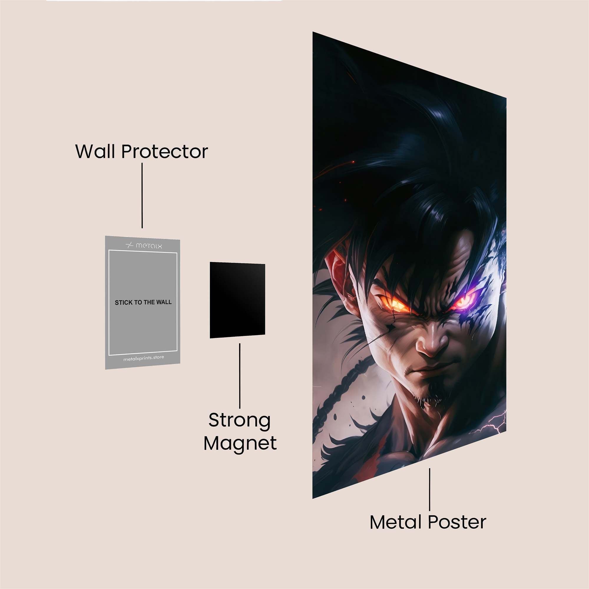 Vegeta Vortex Safe Wall Magnetic / M