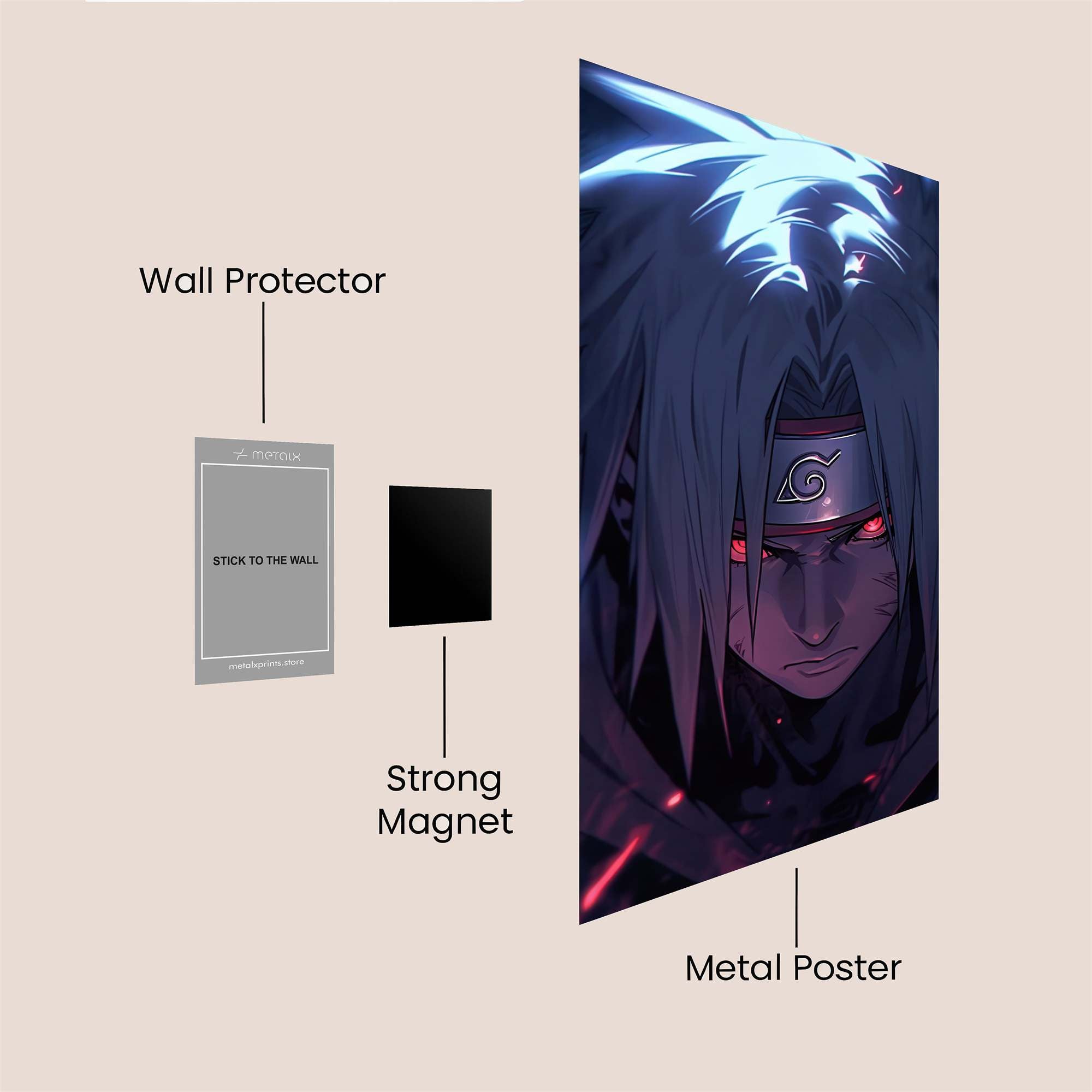 Obito Resolute Safe Wall Magnetic / M