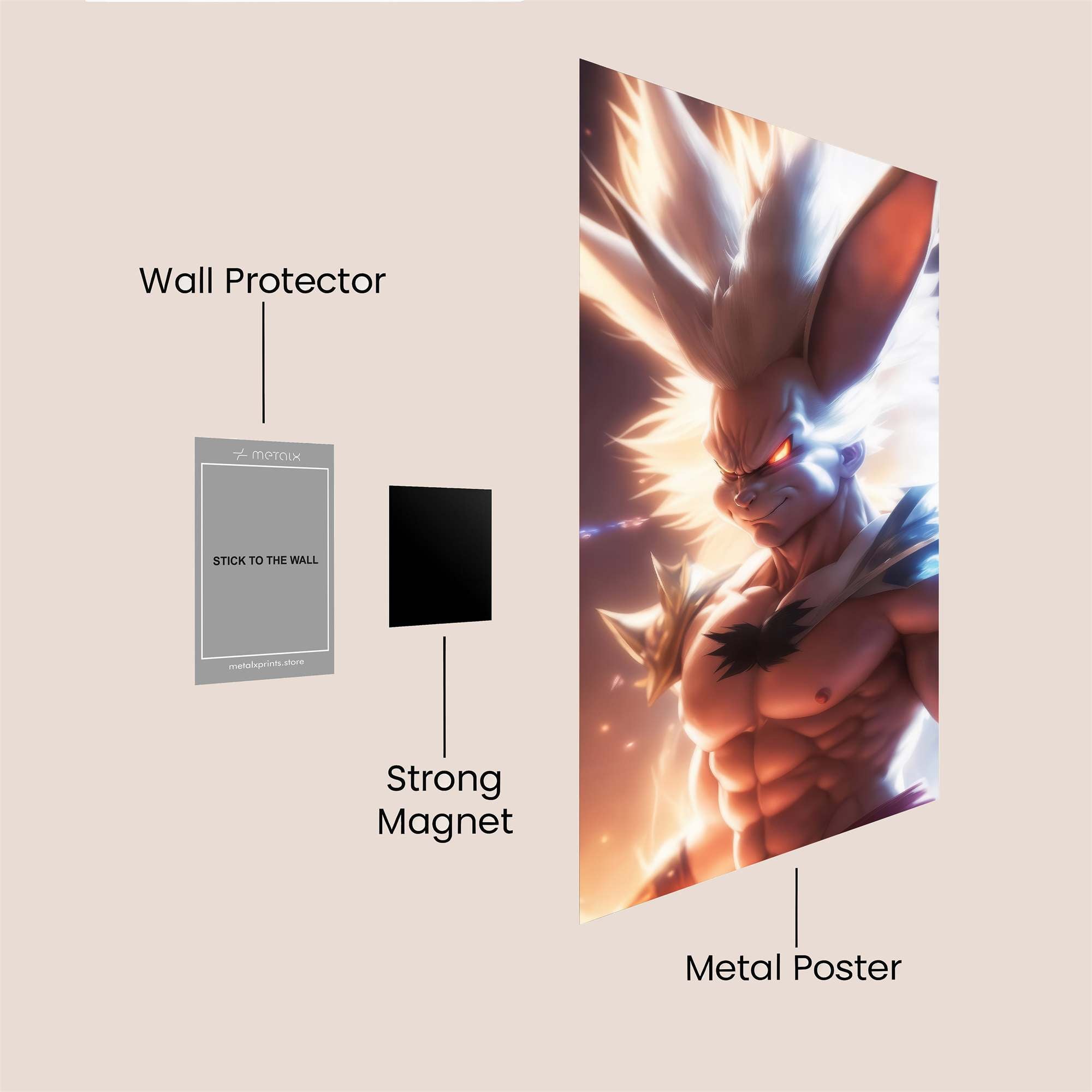 Broly Radiant Safe Wall Magnetic / M