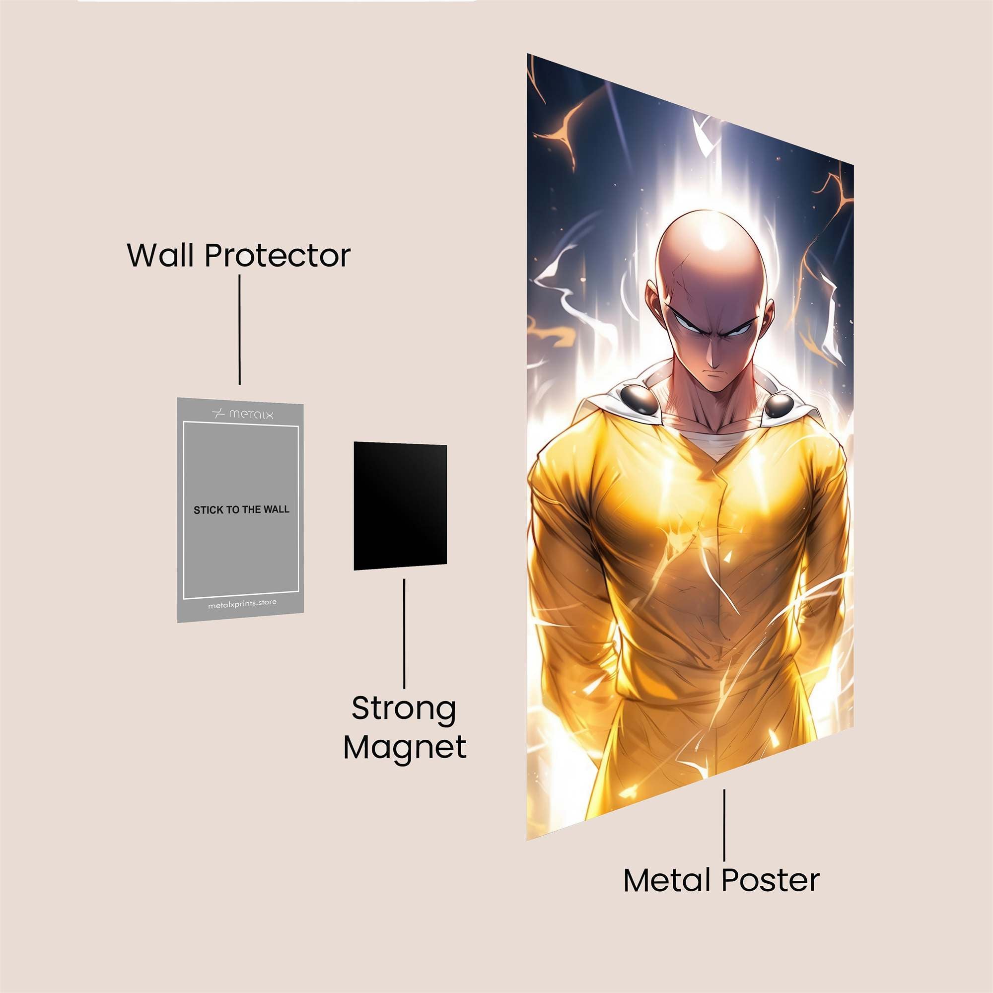 Saitama Radiant Safe Wall Magnetic / M