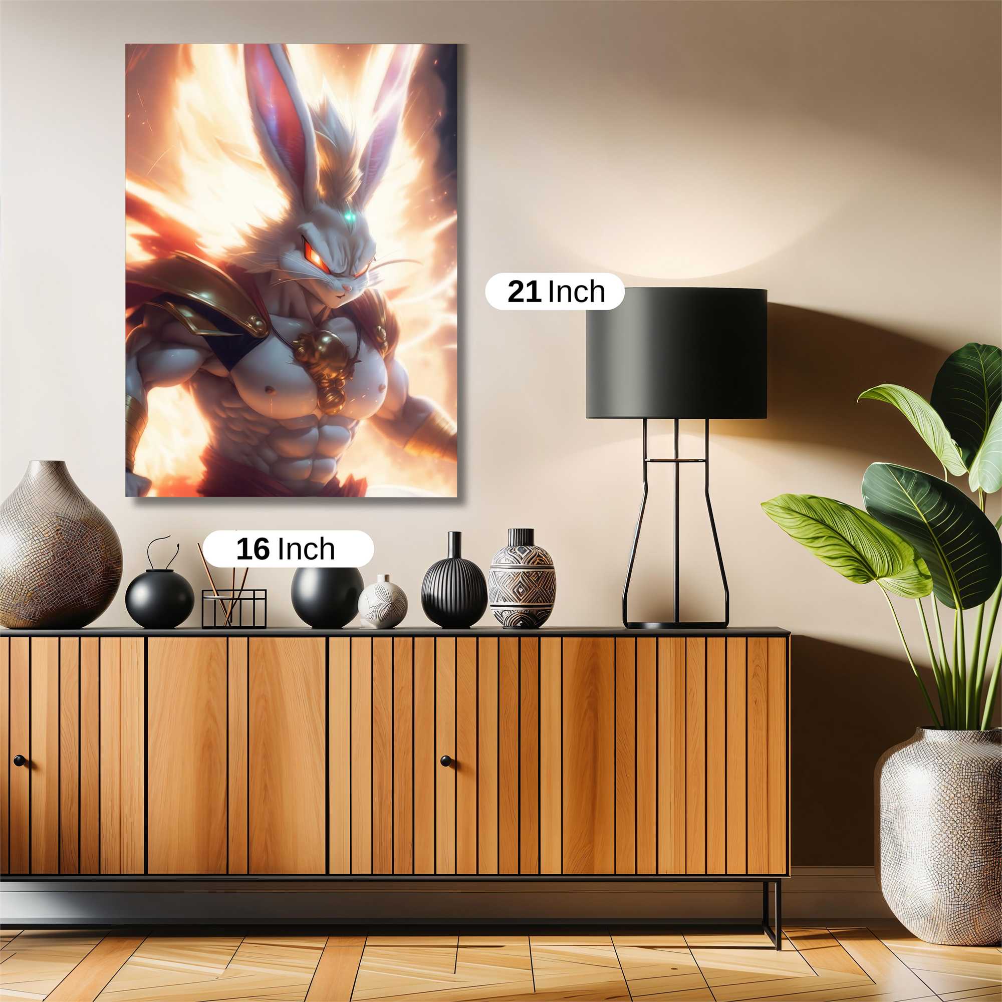 Bunny Blaze Safe Wall Magnetic / M