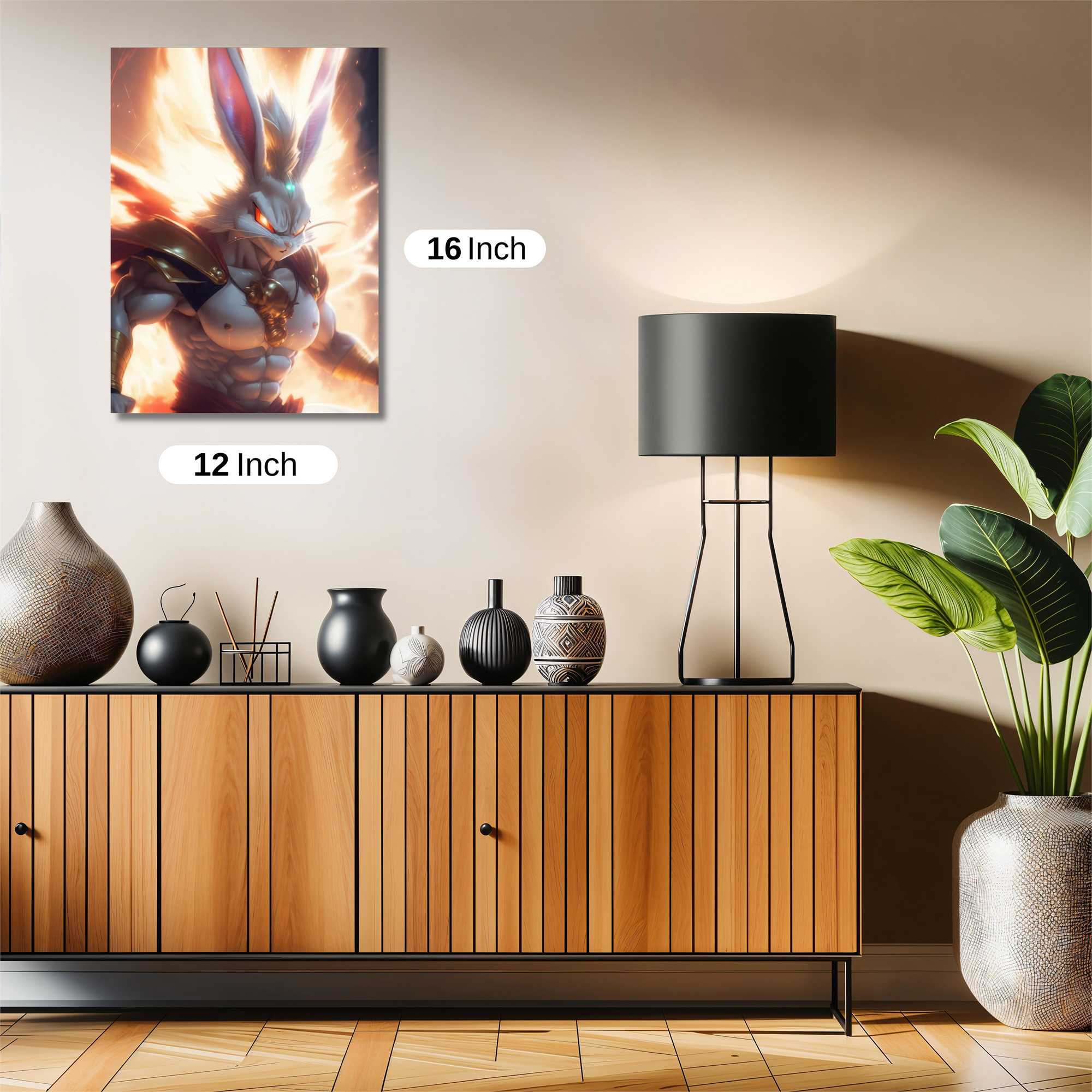 Bunny Blaze Safe Wall Magnetic / M