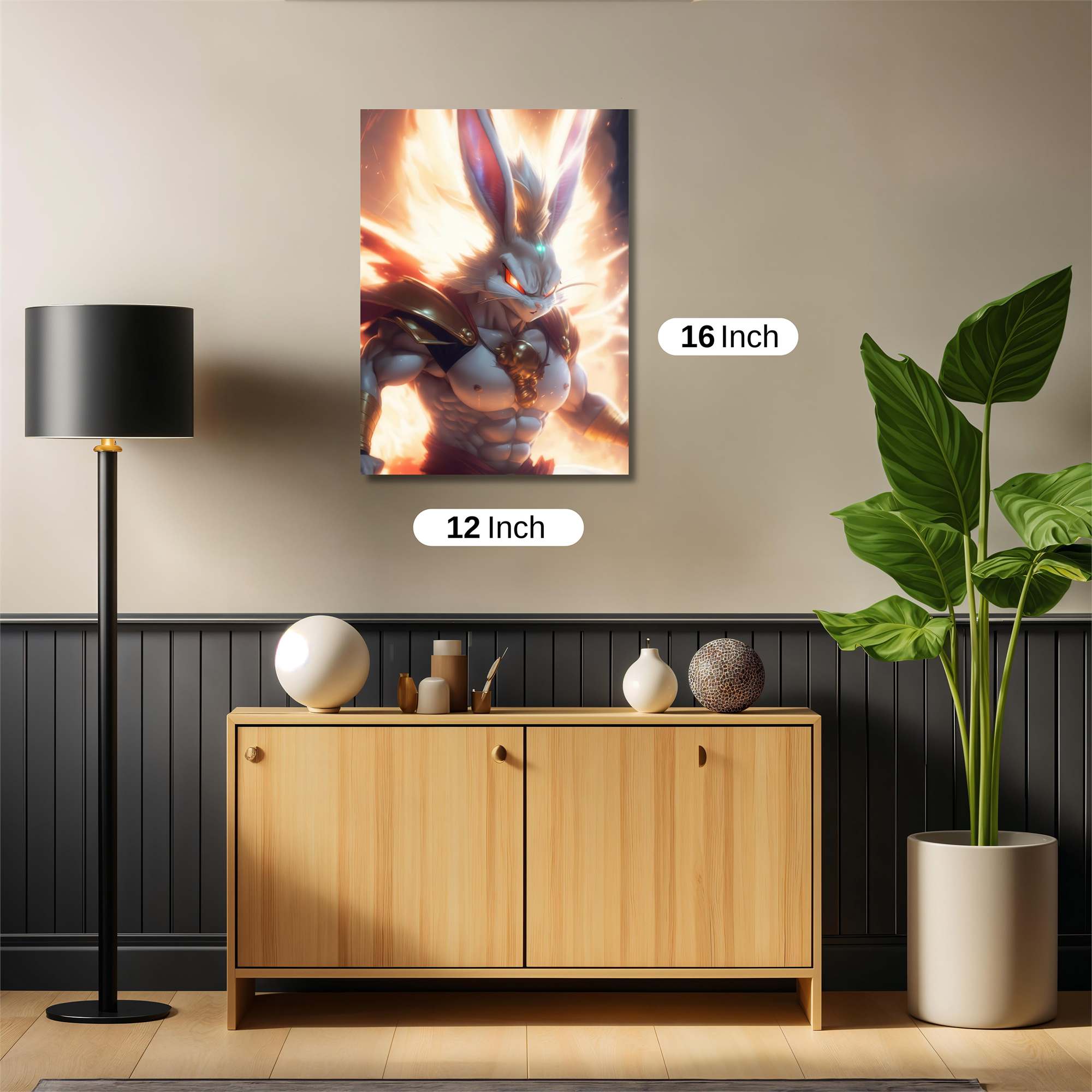 Bunny Blaze Safe Wall Magnetic / M