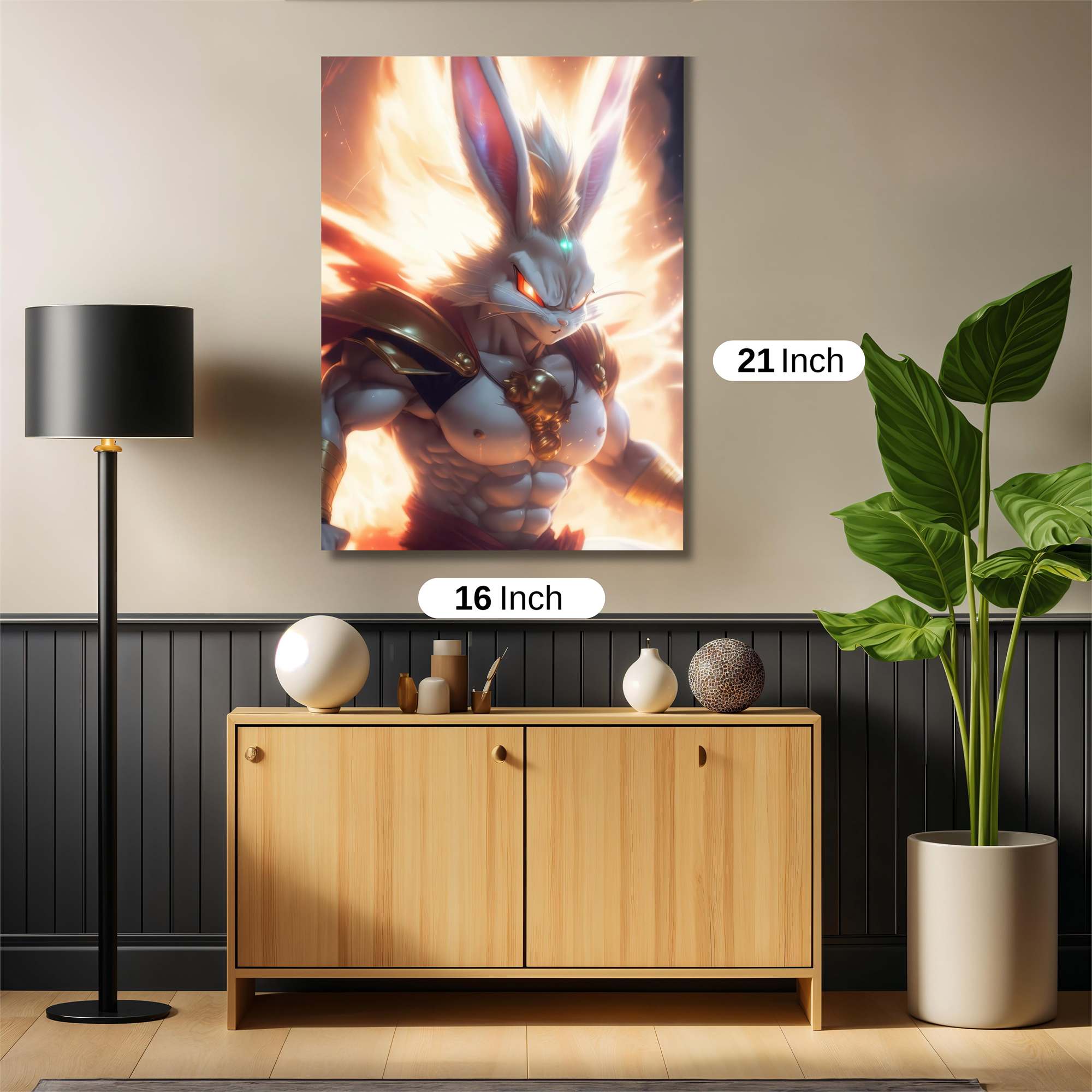 Bunny Blaze Safe Wall Magnetic / M