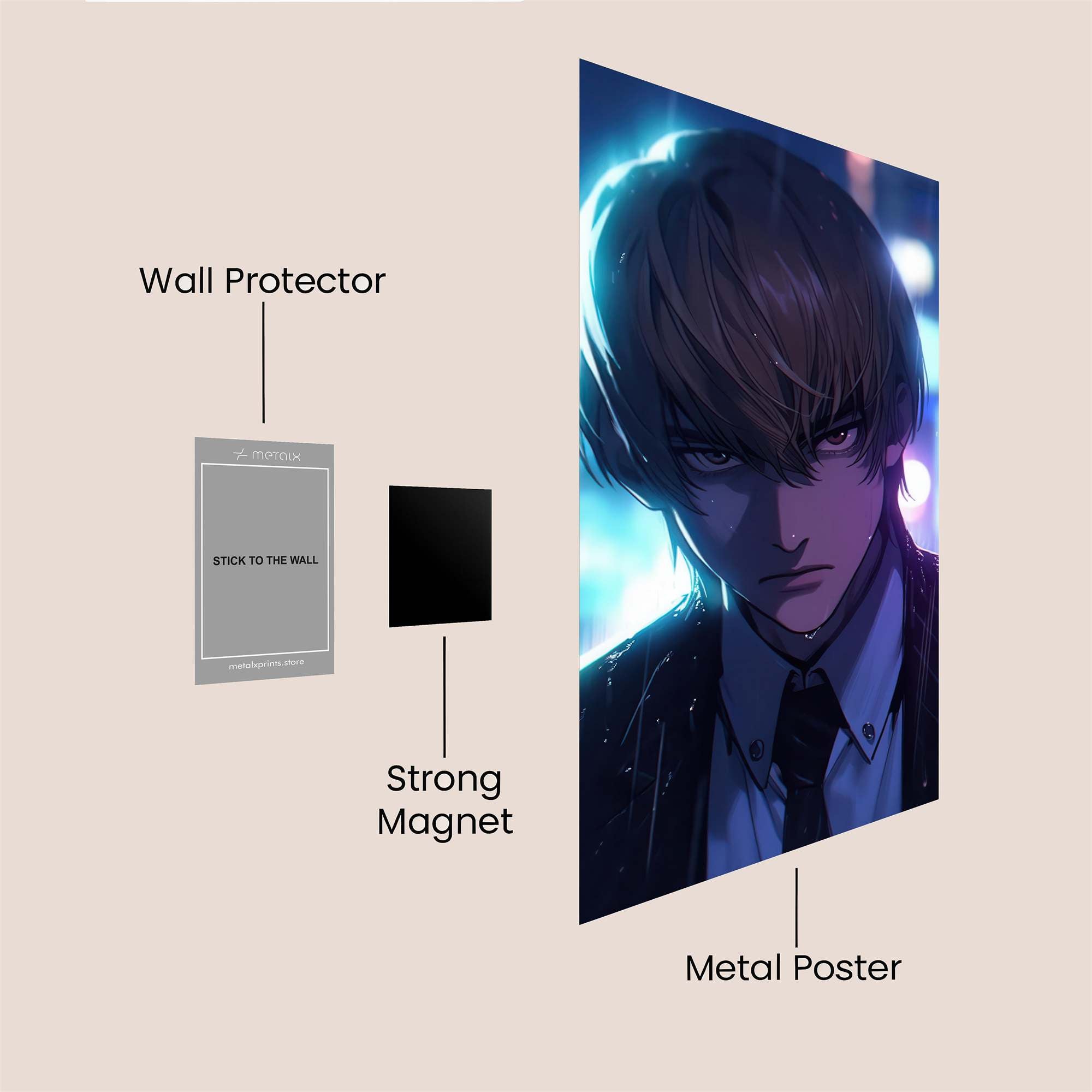 Light Intense Safe Wall Magnetic / M