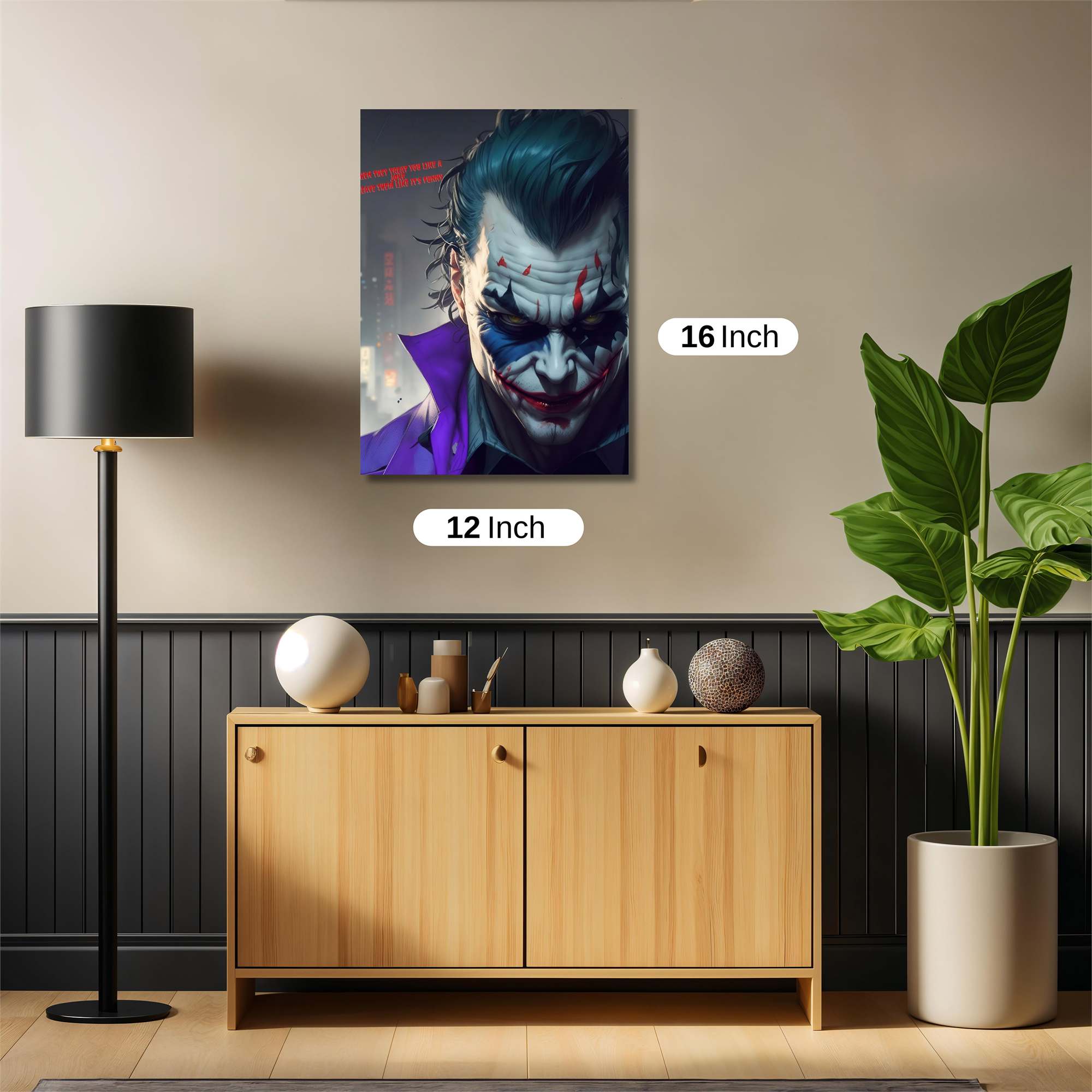 Joker Sinister Safe Wall Magnetic / M