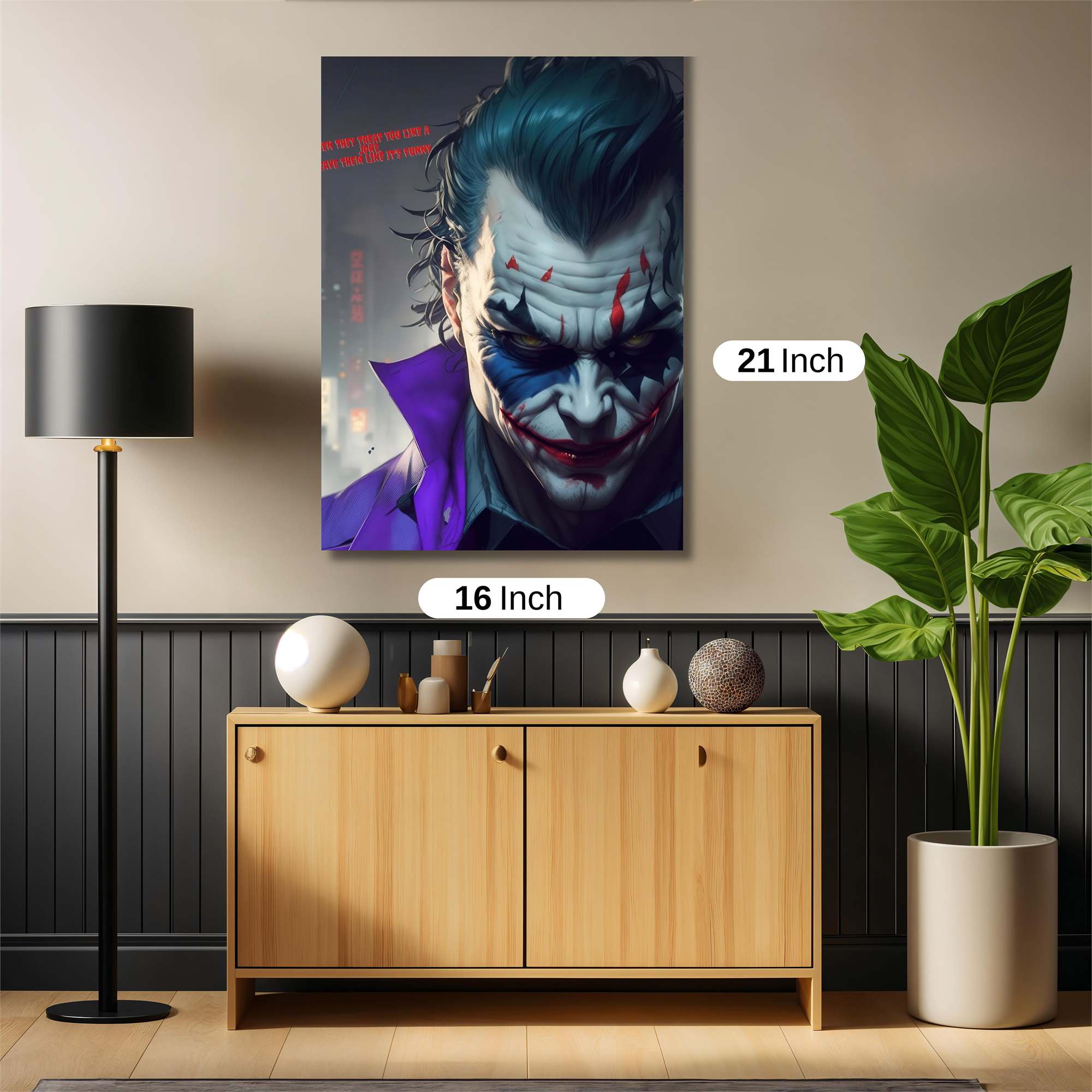 Joker Sinister Safe Wall Magnetic / M