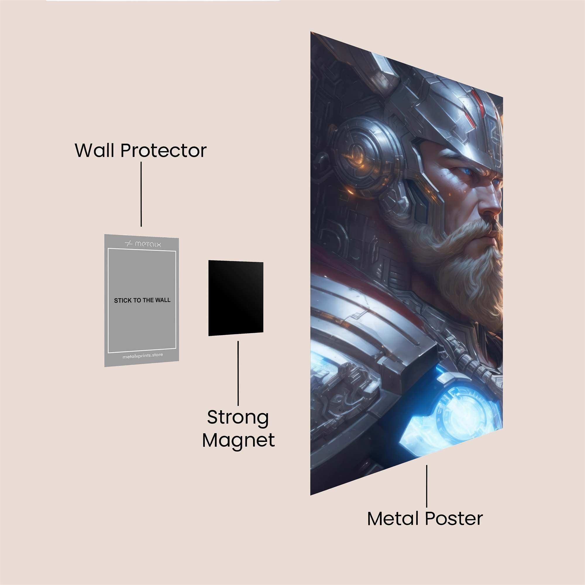 Thor Resolute Safe Wall Magnetic / M