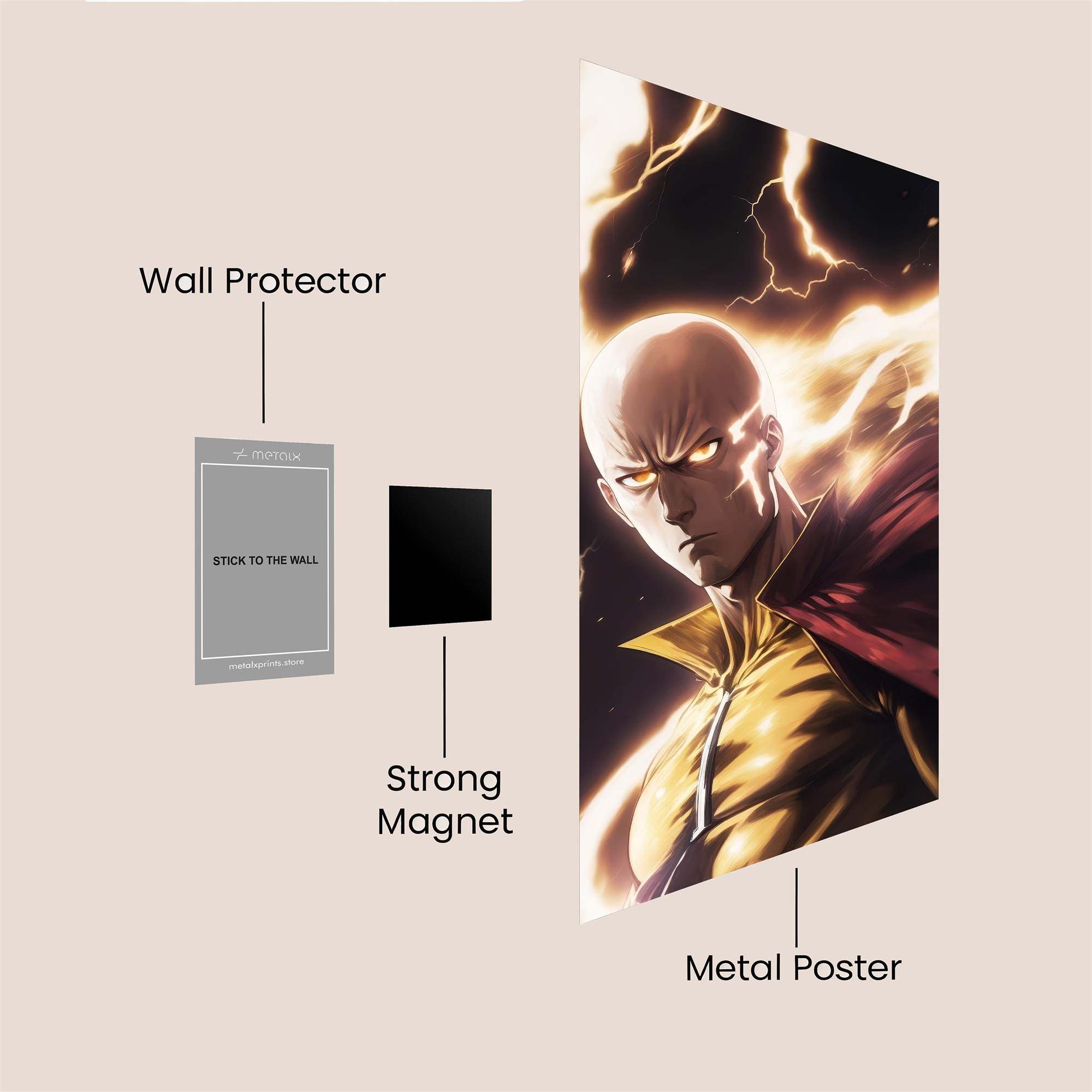 Saitama Surge Safe Wall Magnetic / M
