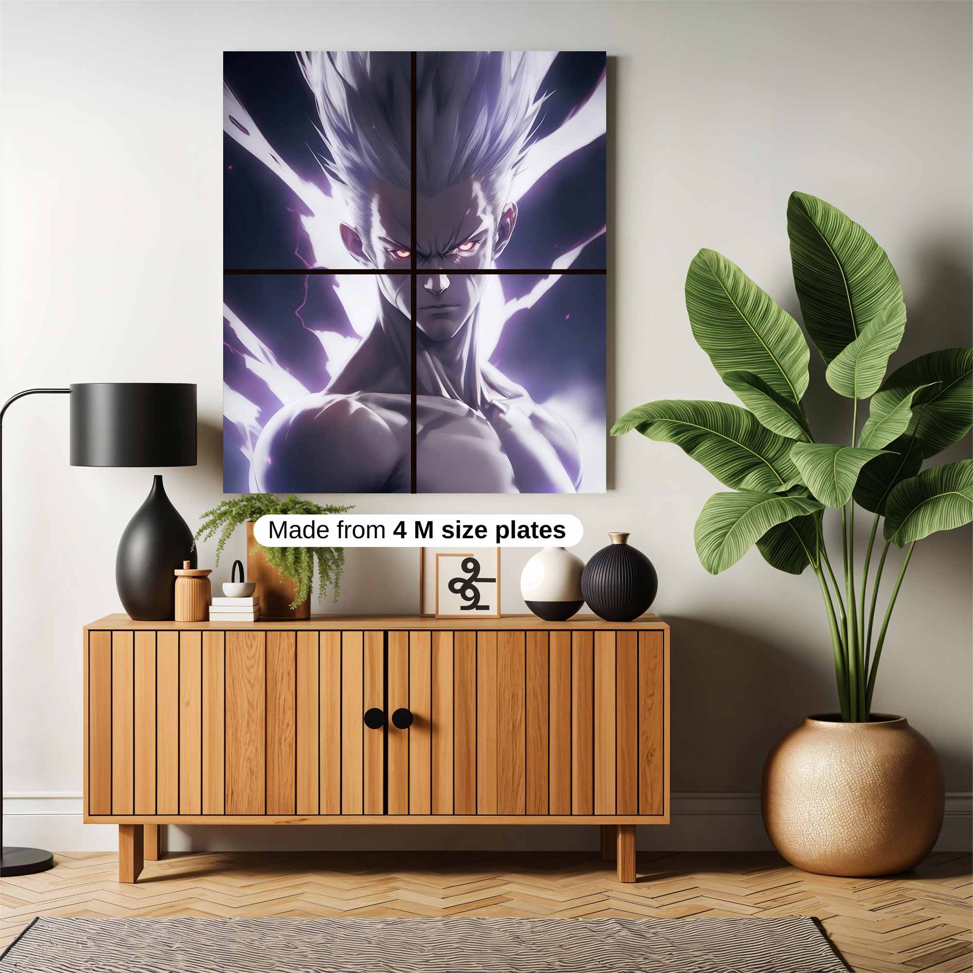 Silver Fury Safe Wall Magnetic / M