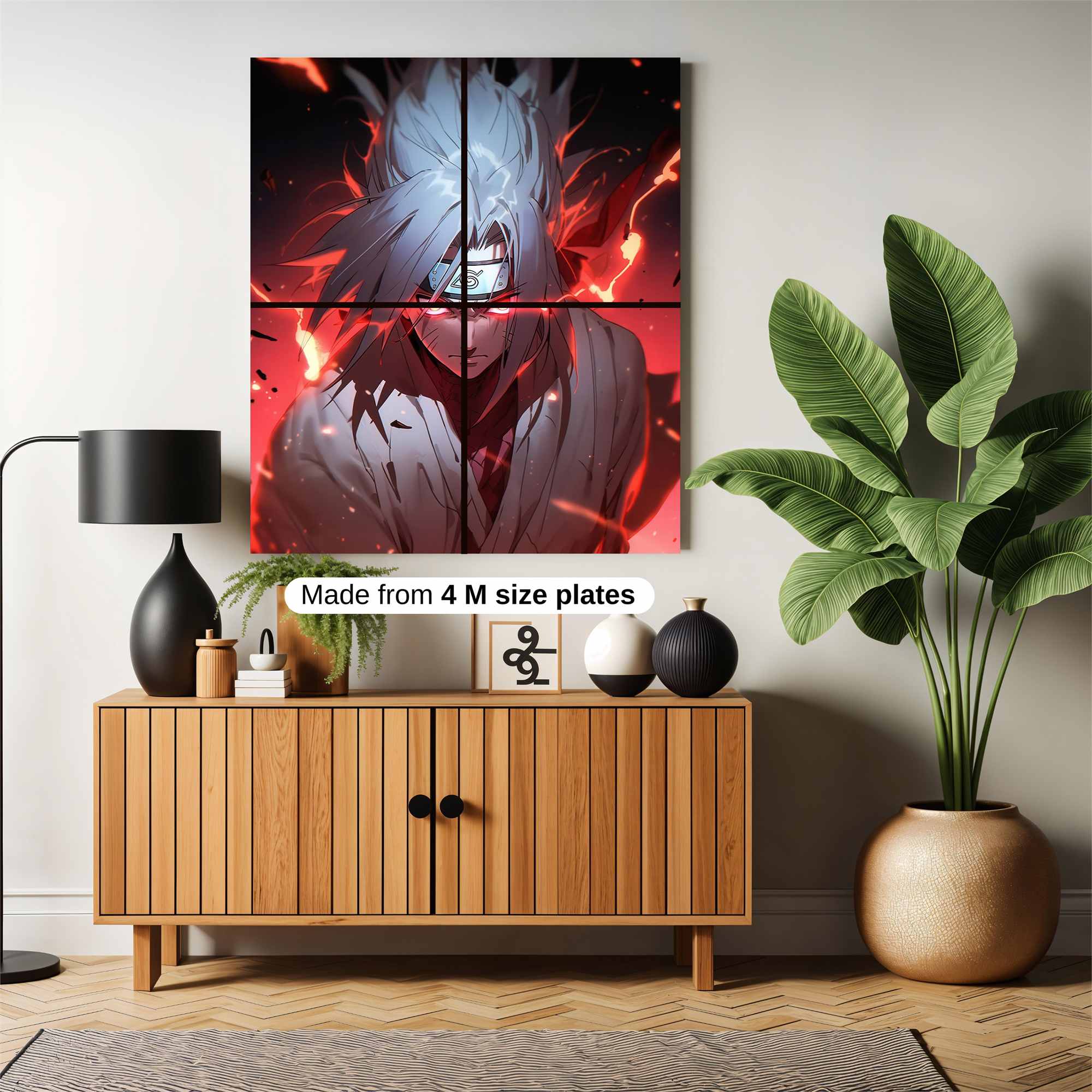 Kakashi Fiery Safe Wall Magnetic / M