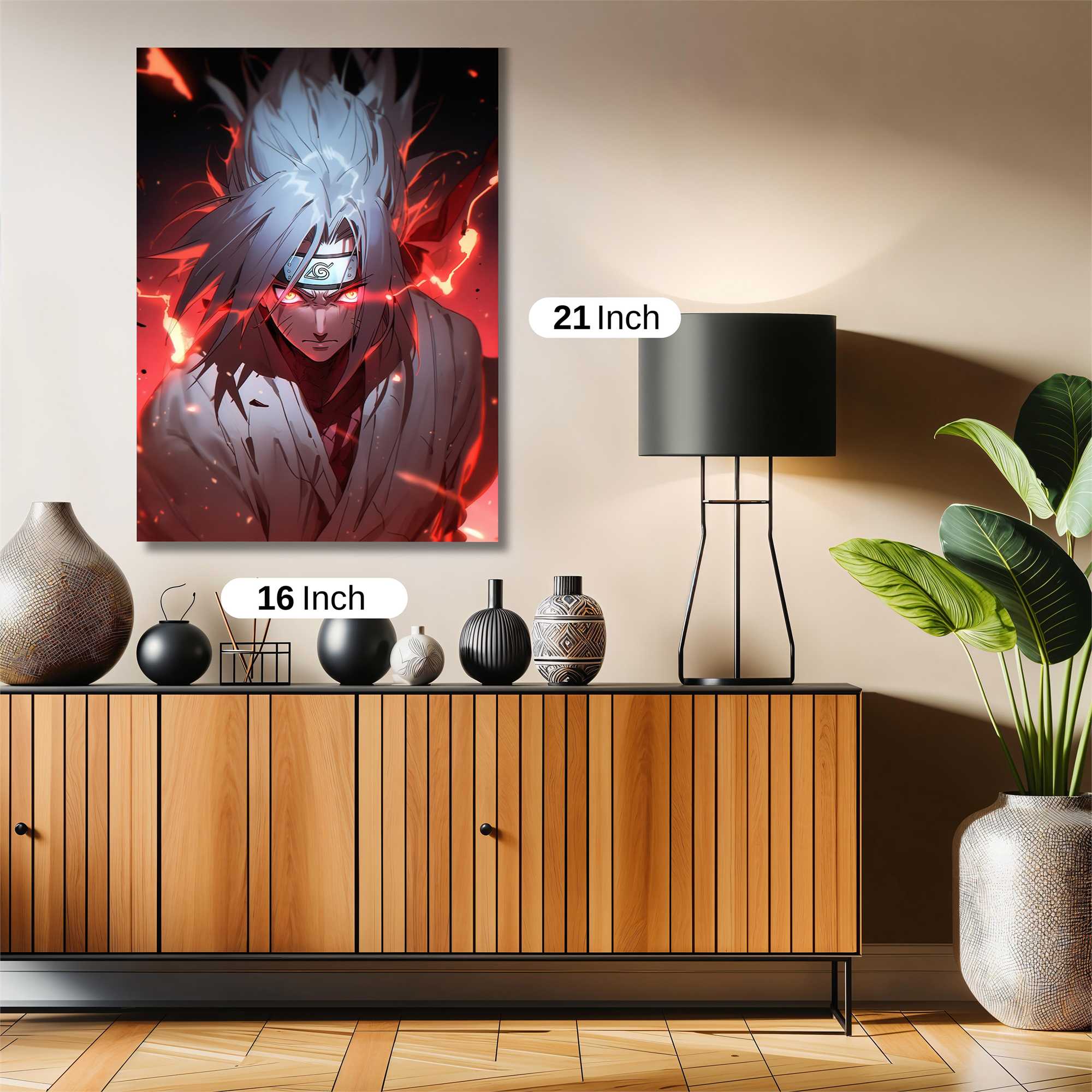 Kakashi Fiery Safe Wall Magnetic / M