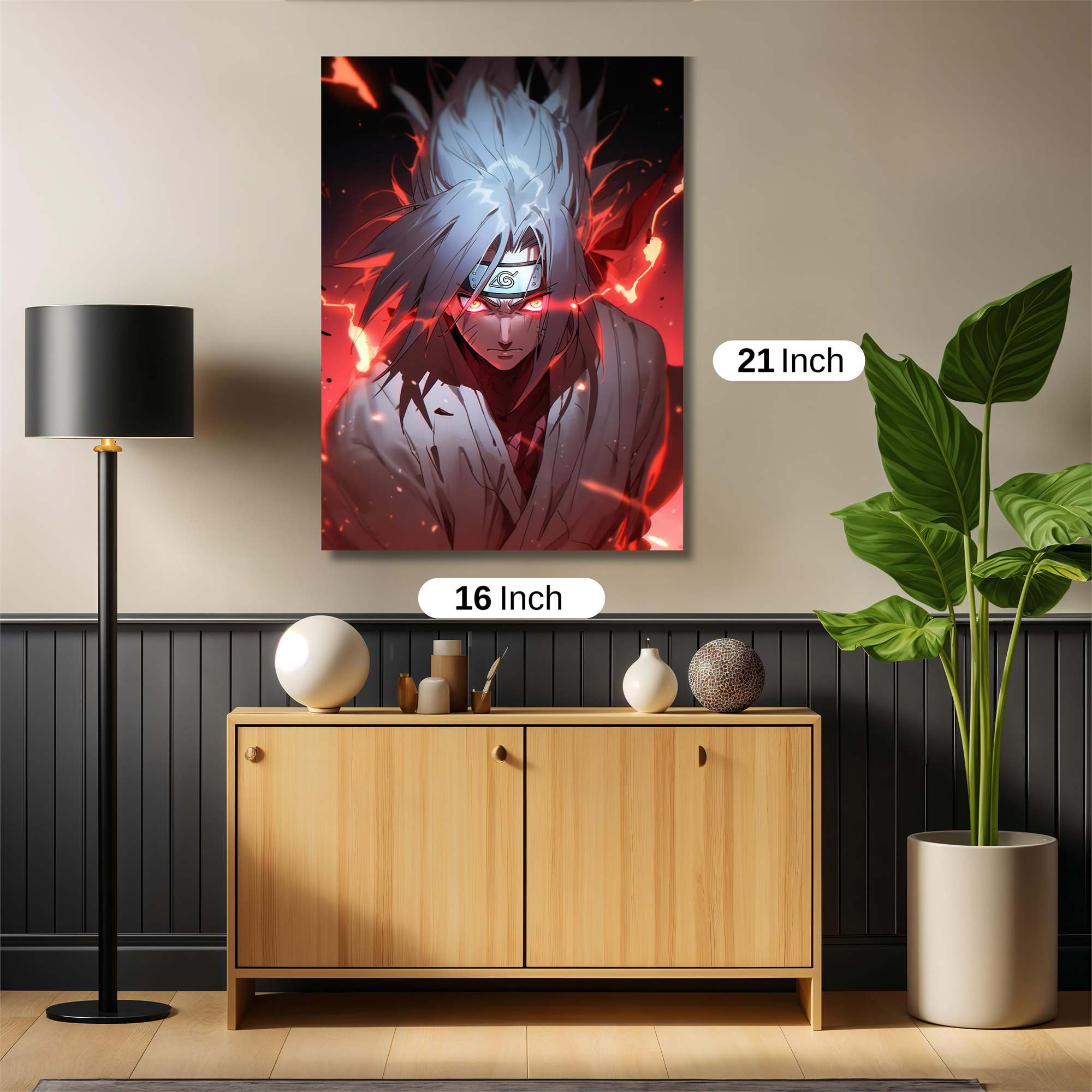 Kakashi Fiery Safe Wall Magnetic / M