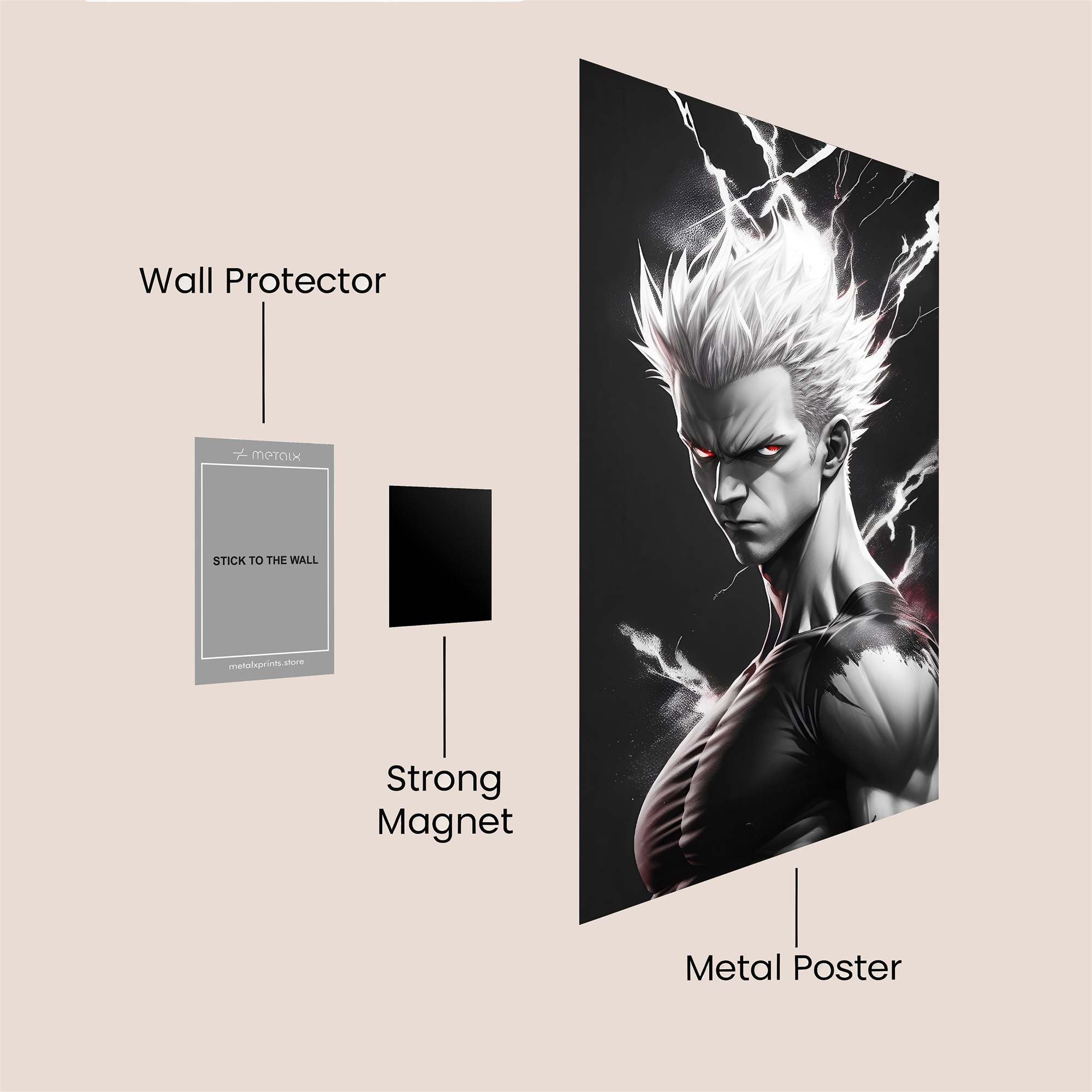 Toppo Tense Safe Wall Magnetic / M