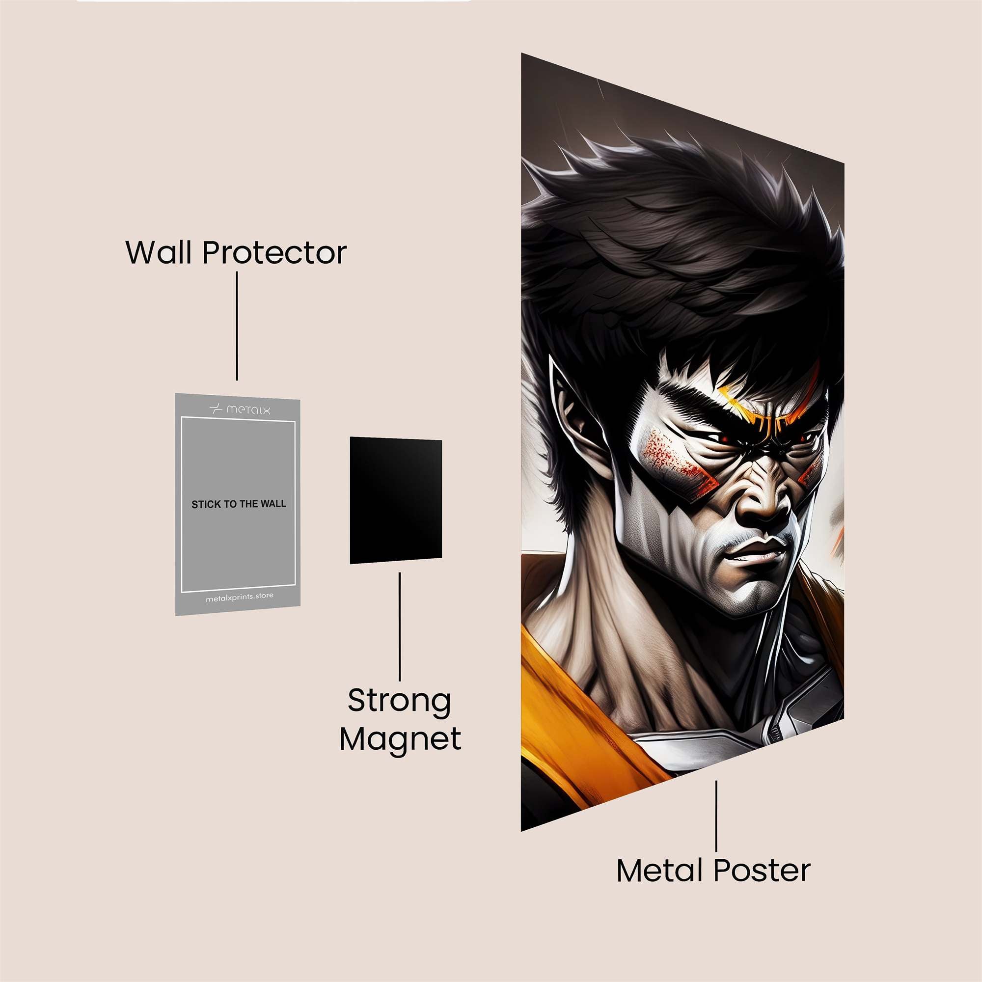 Dragon Fierce Safe Wall Magnetic / M