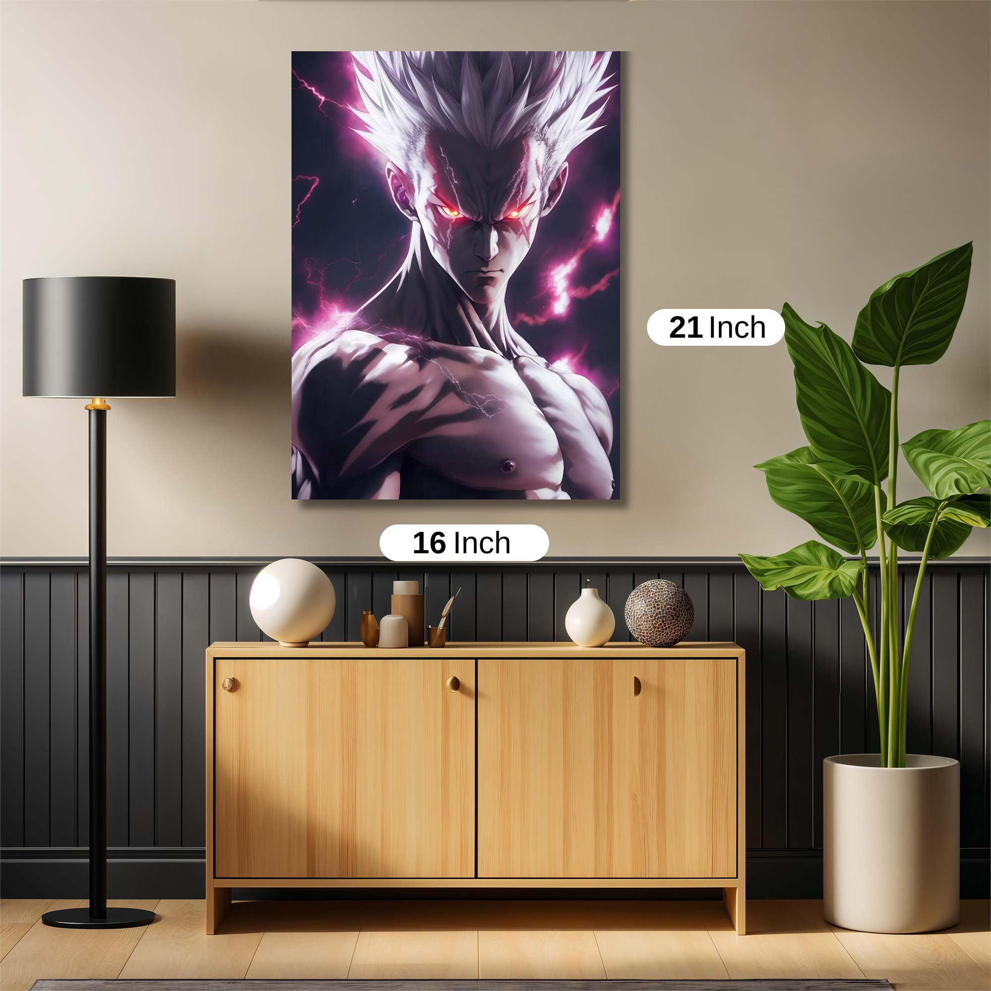 Goku Enraged Safe Wall Magnetic / M