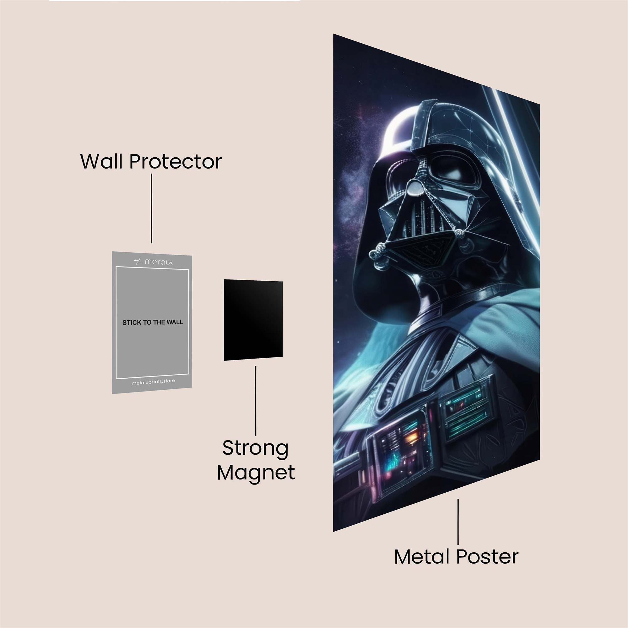 Vader Sinister Safe Wall Magnetic / M