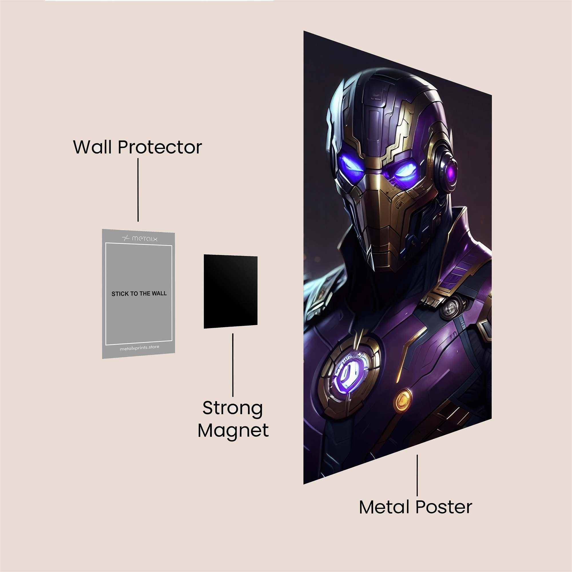 Iron Mystic Safe Wall Magnetic / M