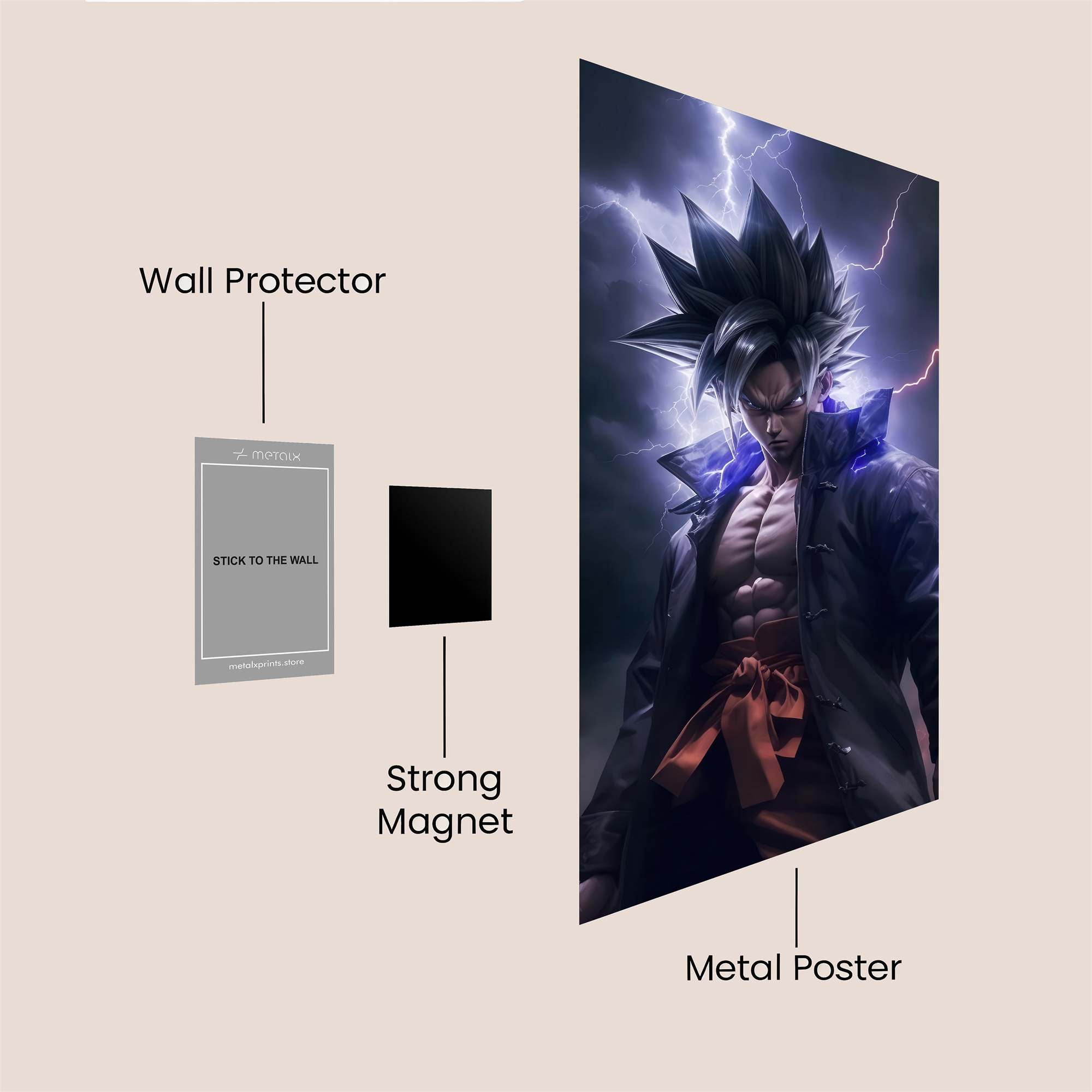 Goku Tempest Safe Wall Magnetic / M