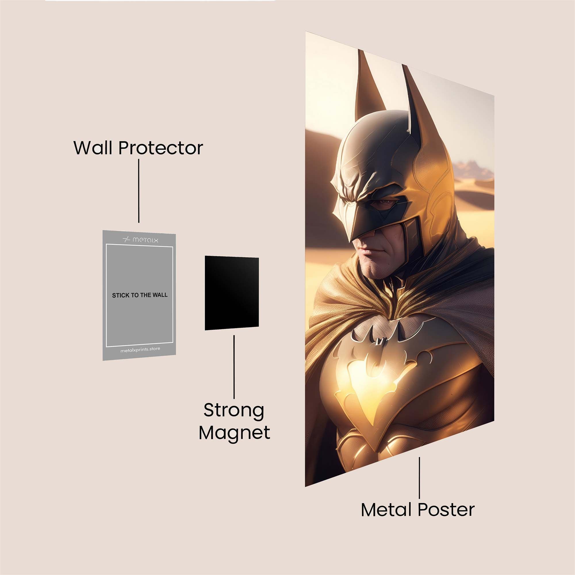 Batman Serene Safe Wall Magnetic / M