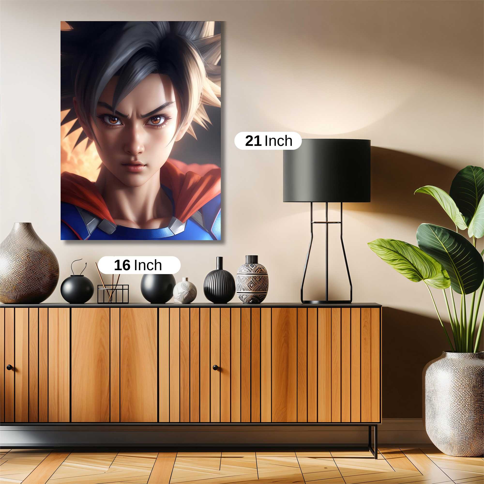 Goku Fierce Safe Wall Magnetic / M