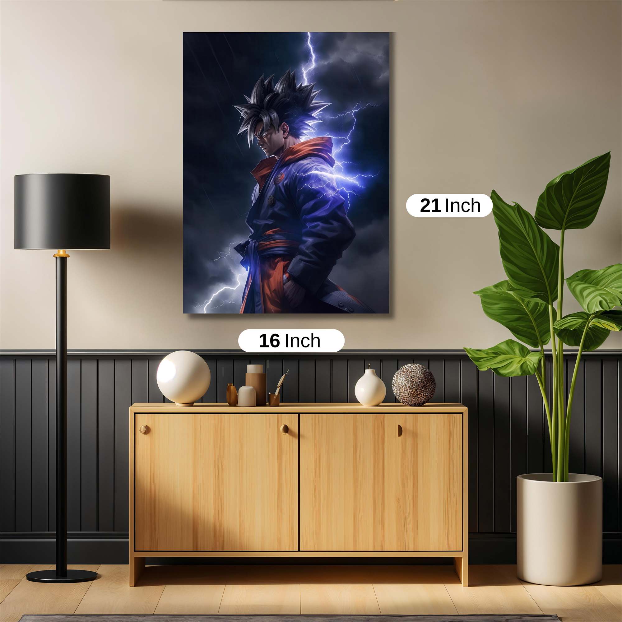 Goku Thunderous Safe Wall Magnetic / M