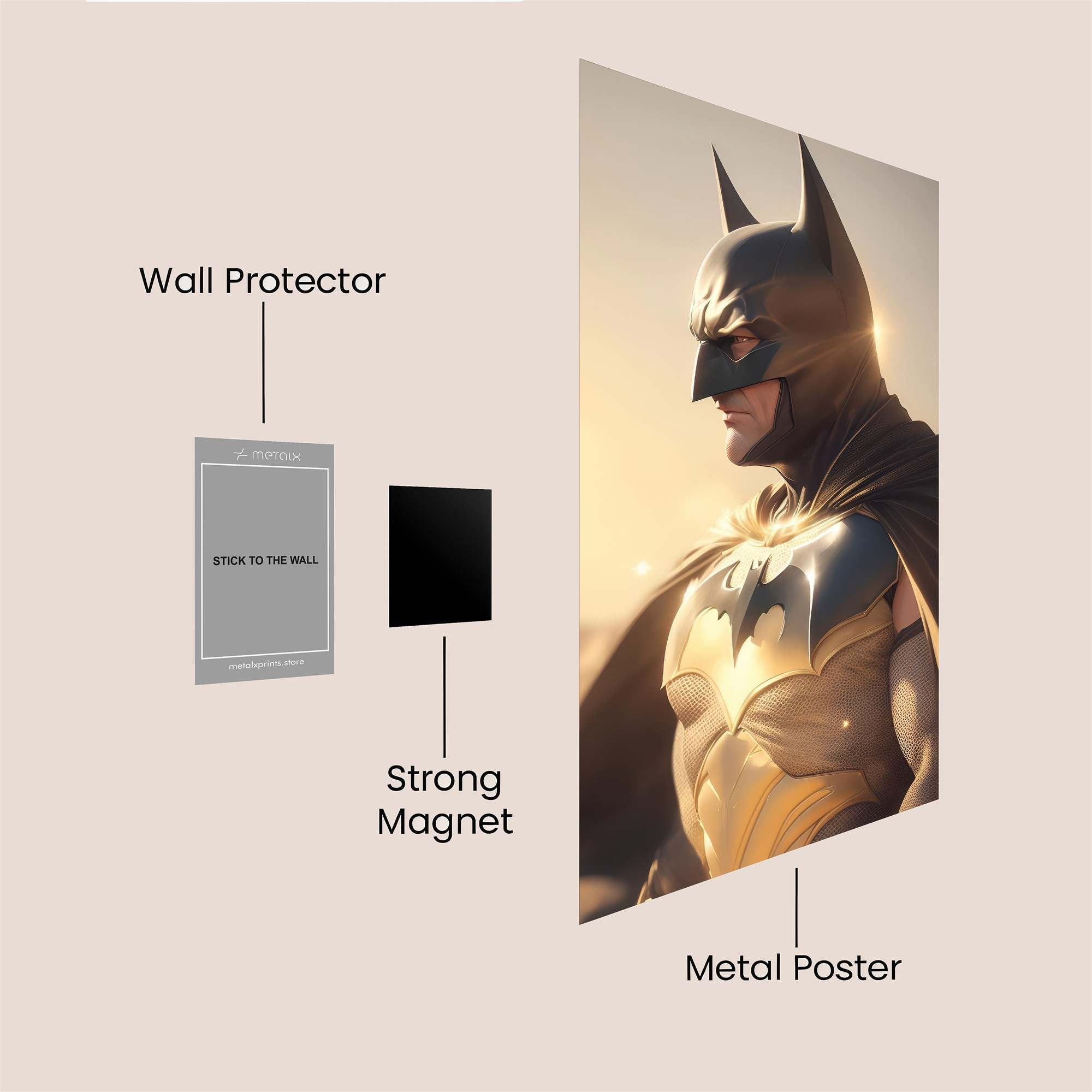 Batman Regal Safe Wall Magnetic / M