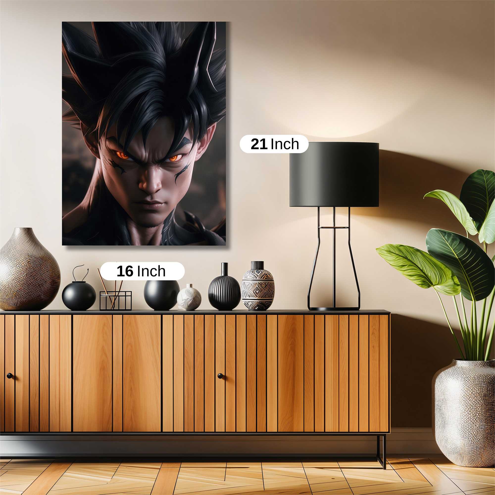 Goku Menacing Safe Wall Magnetic / M