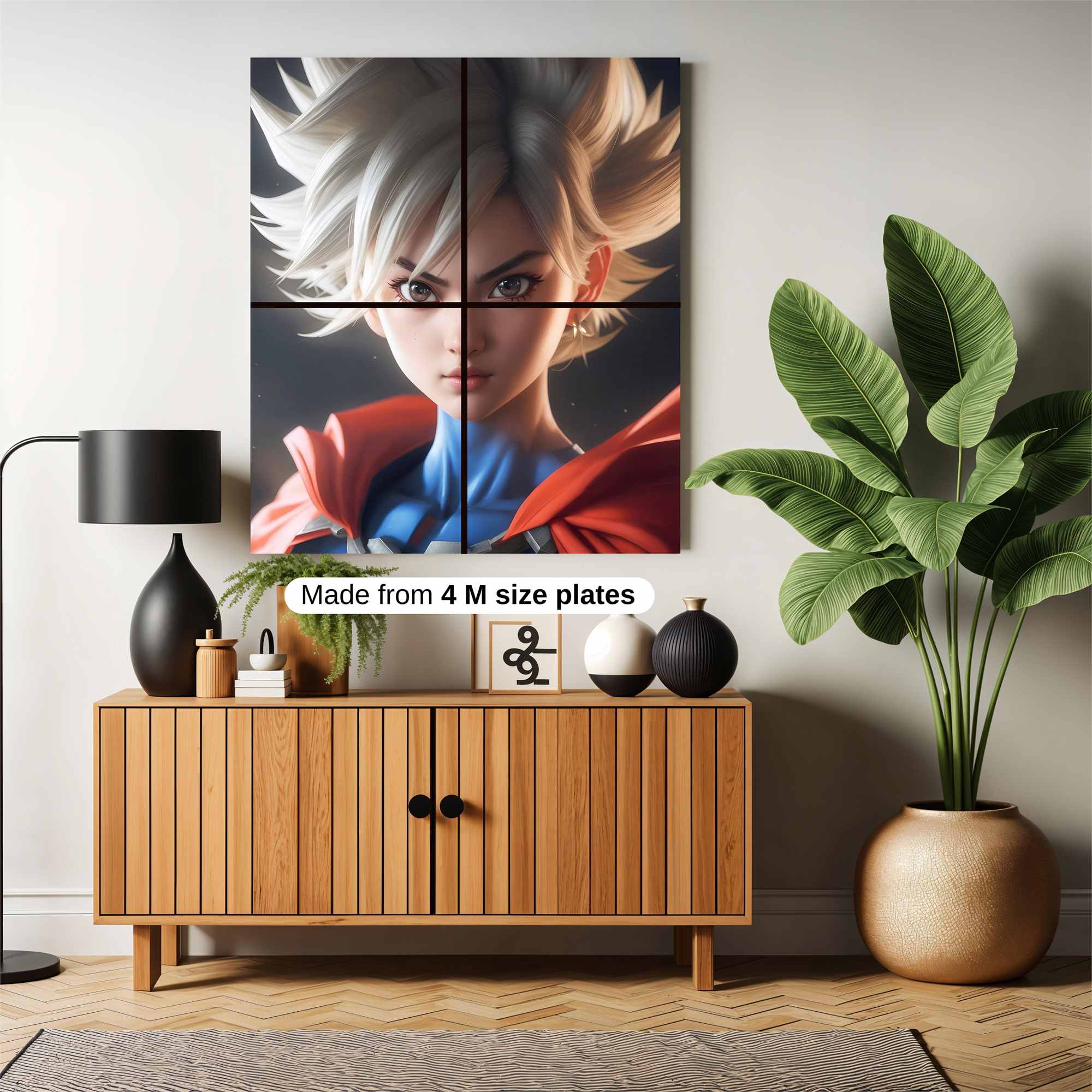 Supergirl Fierce Safe Wall Magnetic / M