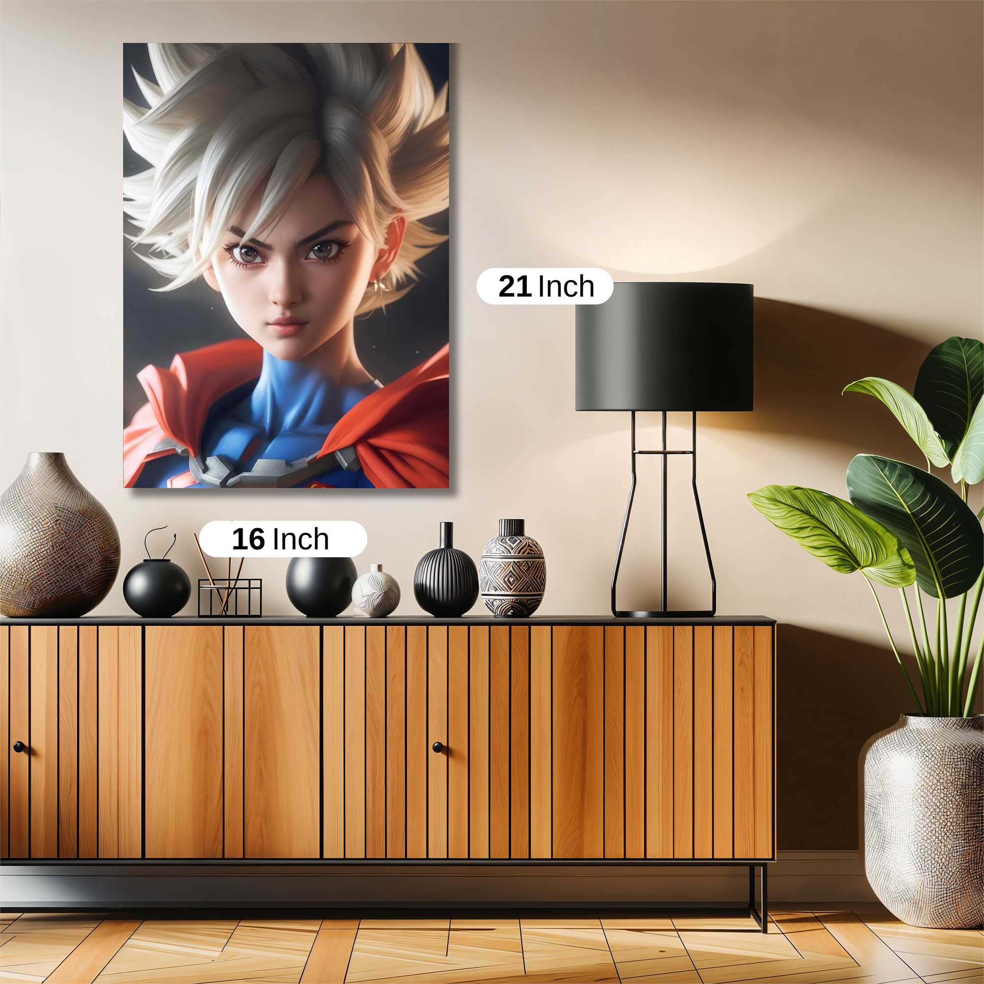 Supergirl Fierce Safe Wall Magnetic / M