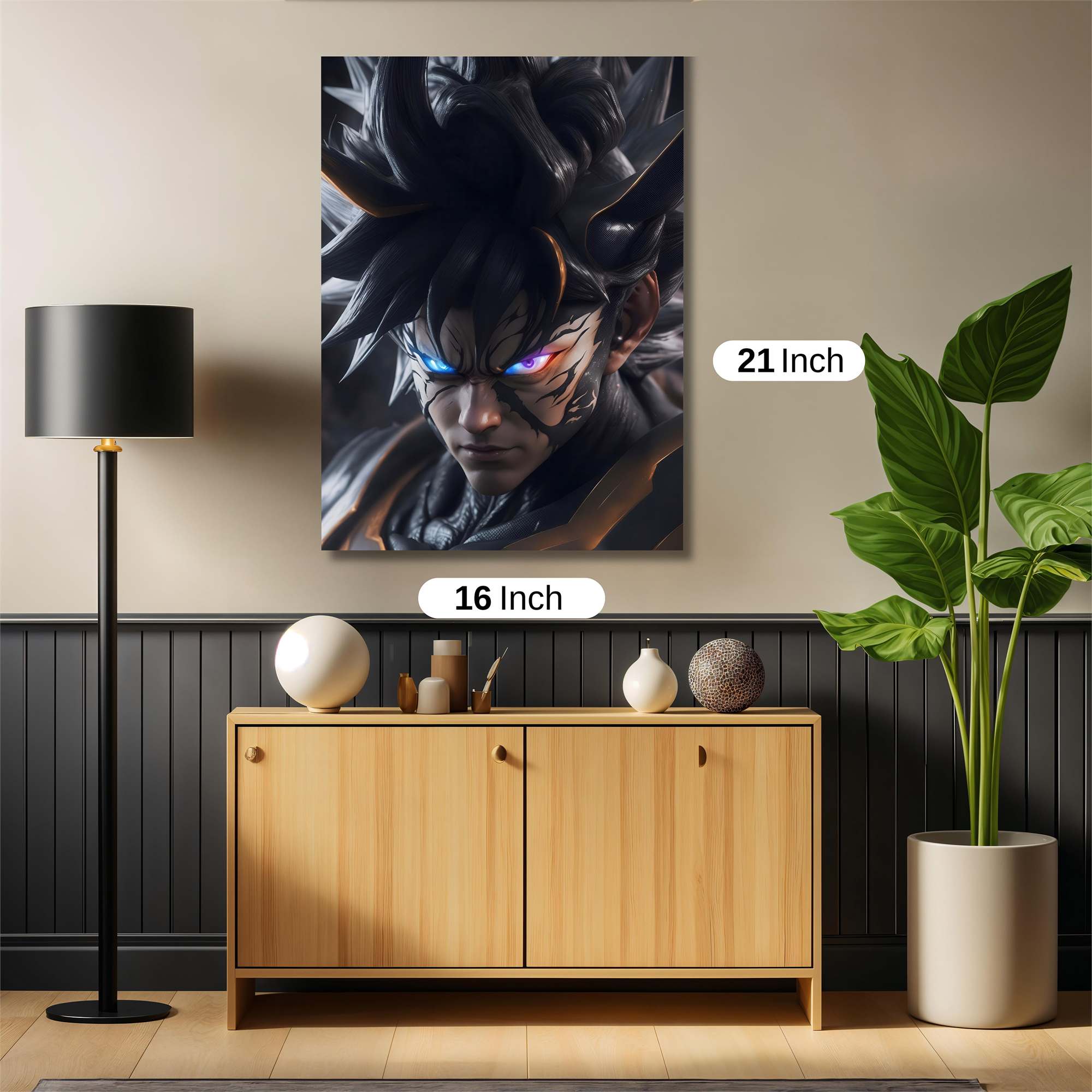 Goku Menacing Safe Wall Magnetic / M