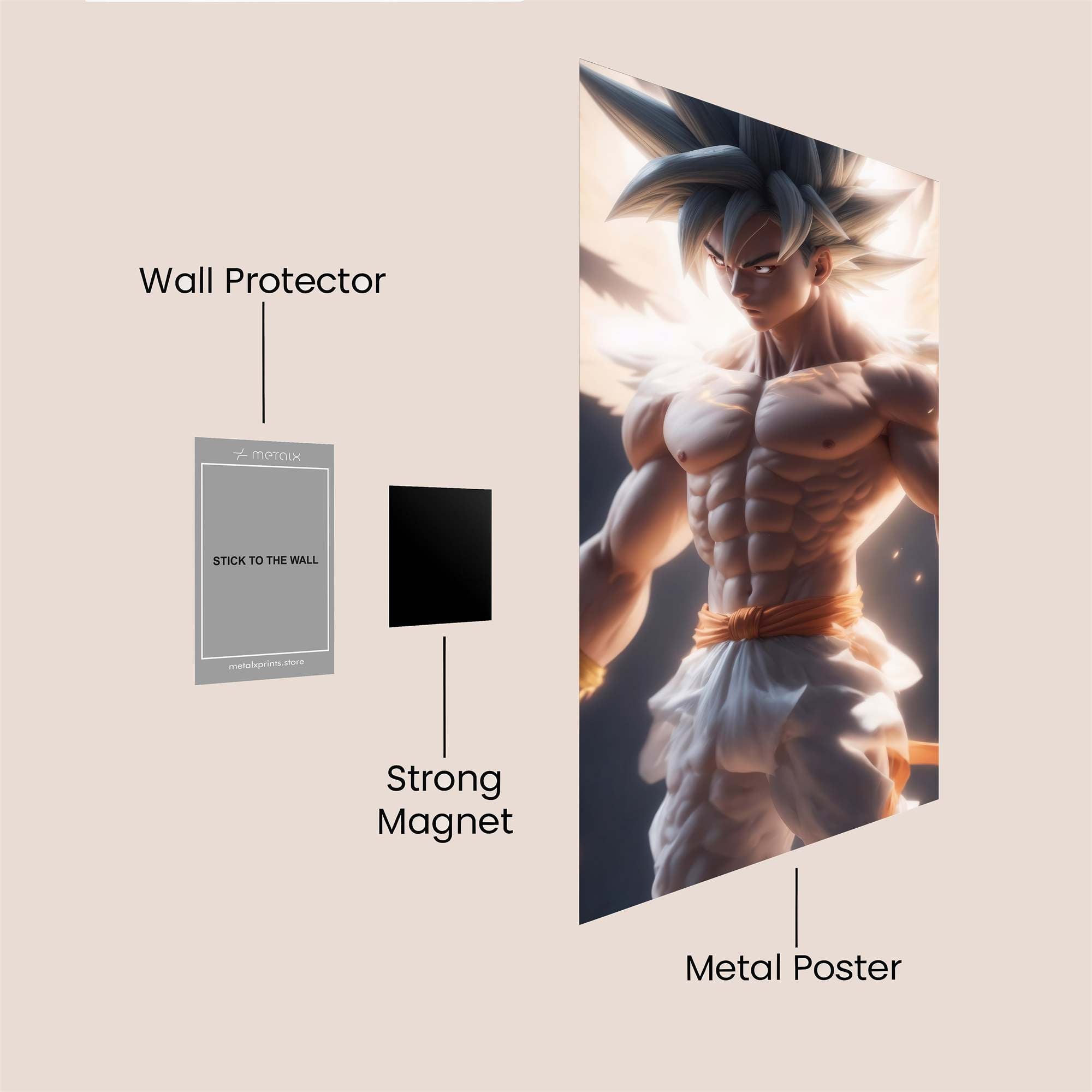 Goku Radiant Safe Wall Magnetic / M