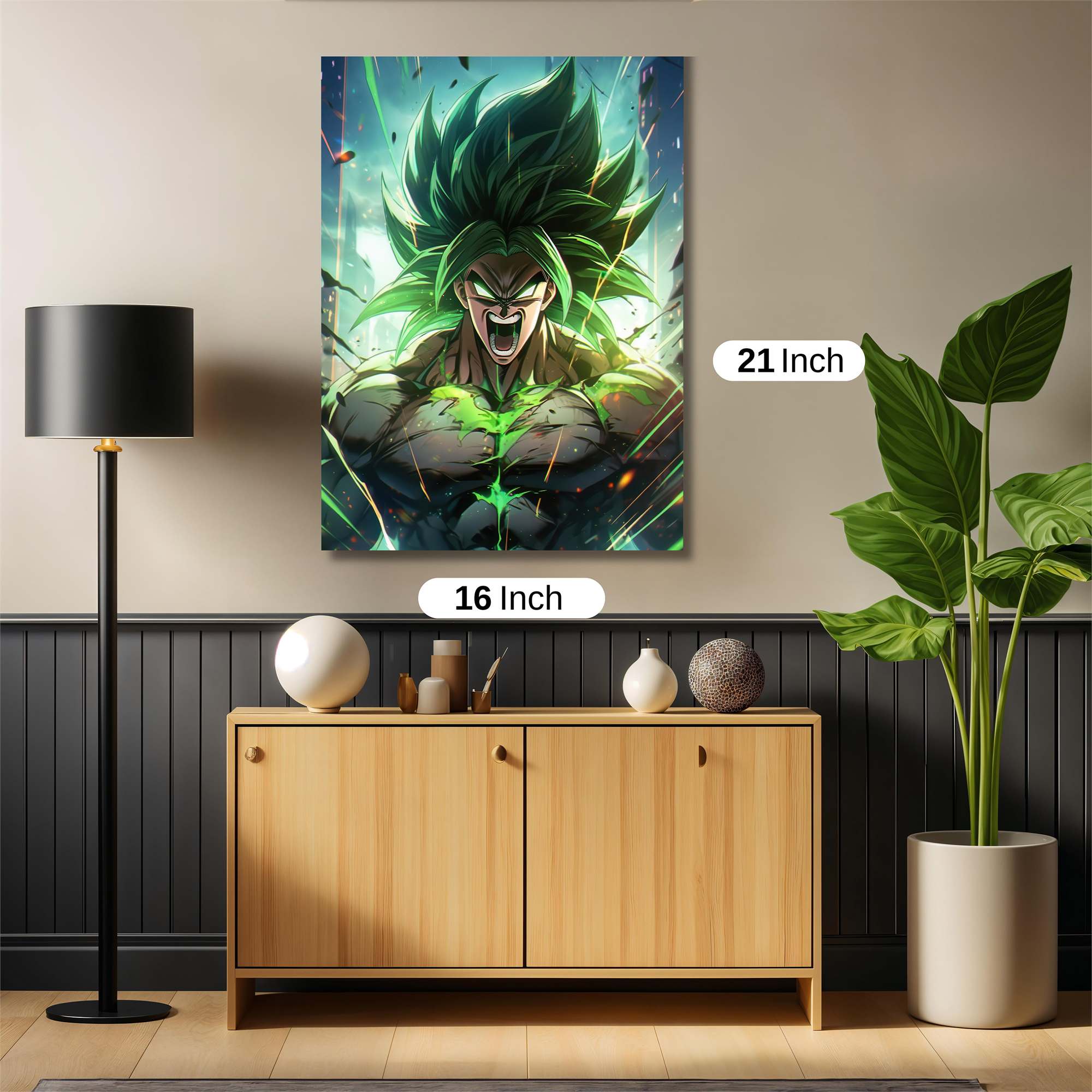 Broly Ferocious Safe Wall Magnetic / M