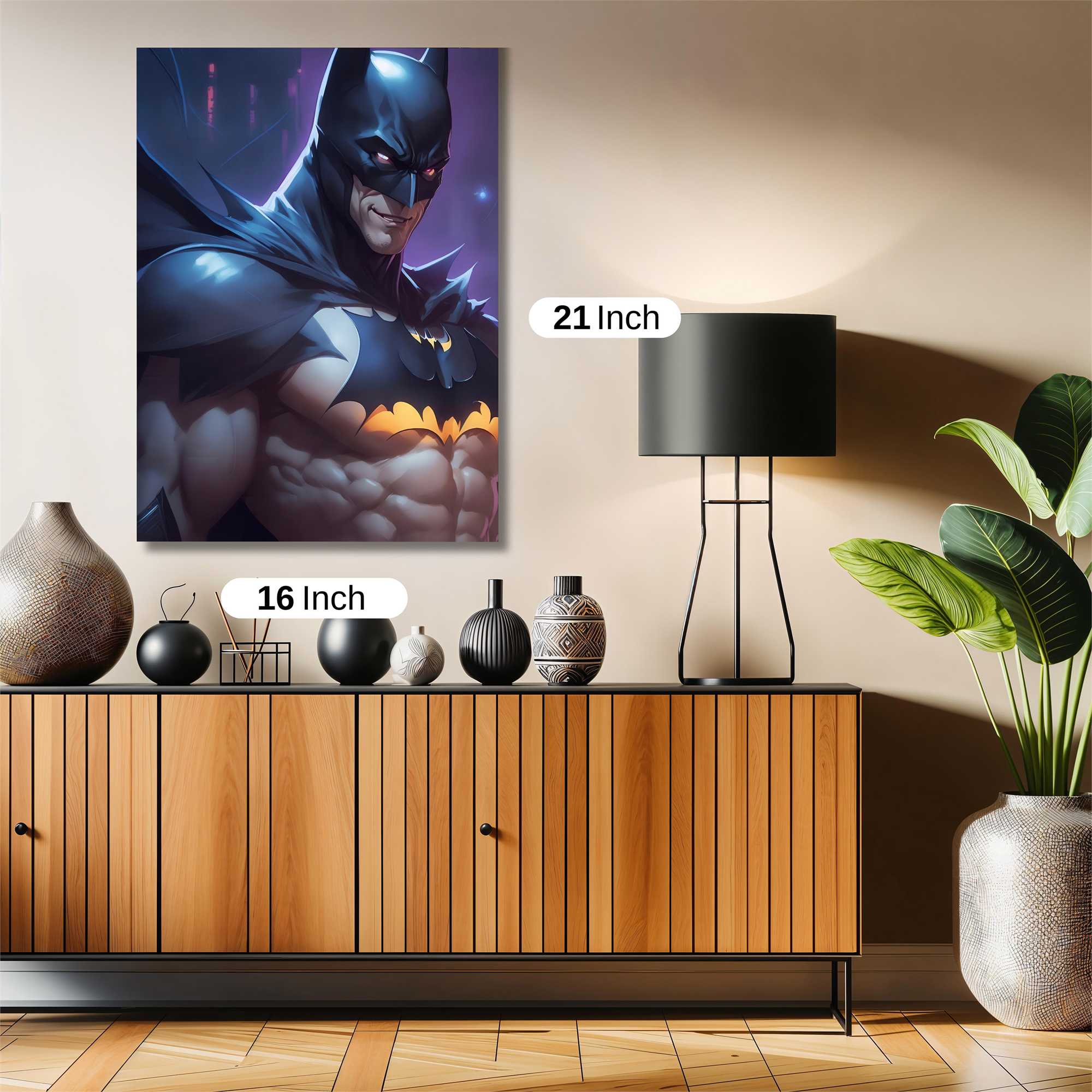 Batman Brooding Safe Wall Magnetic / M