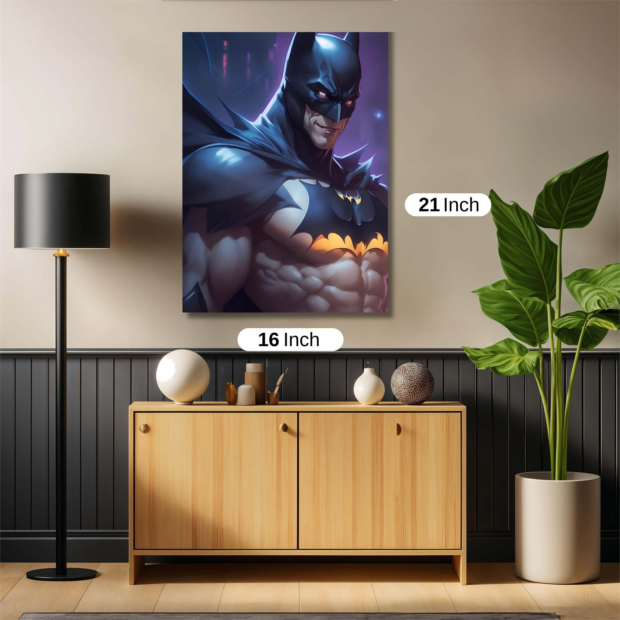 Batman Brooding Safe Wall Magnetic / M
