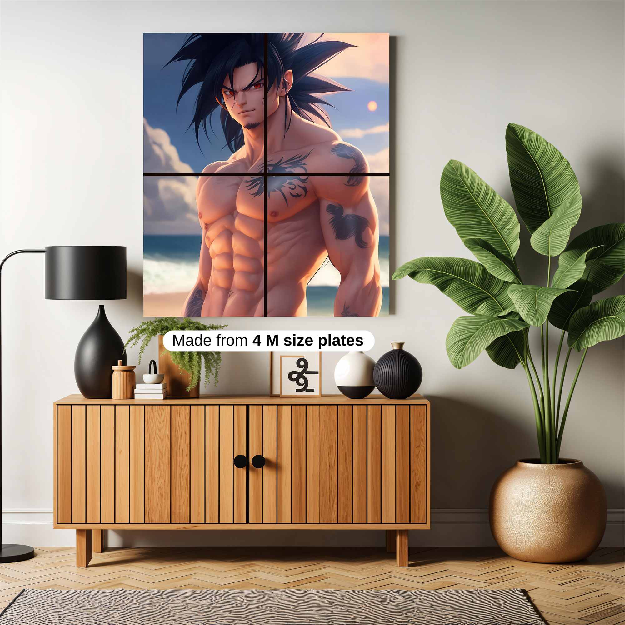 Goku Fierce Safe Wall Magnetic / M