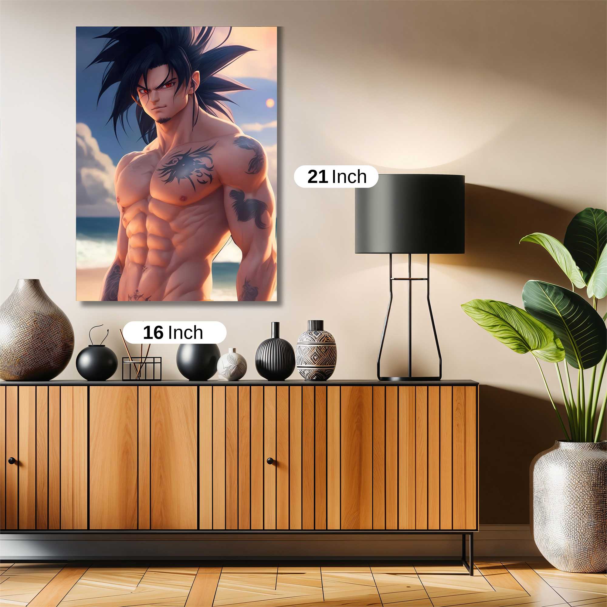 Goku Fierce Safe Wall Magnetic / M